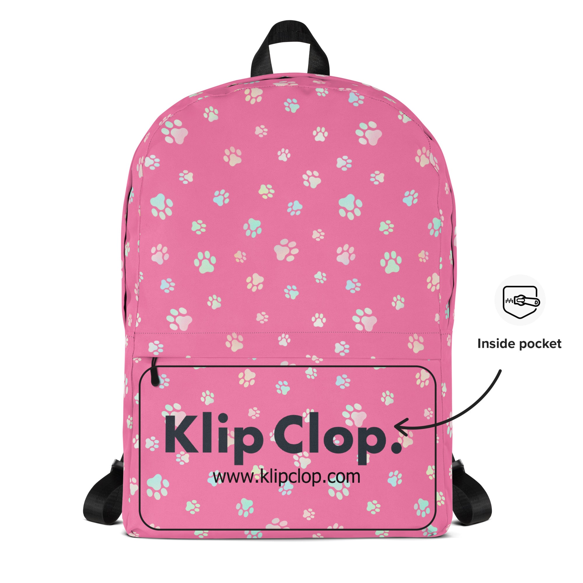 Dog Paws Backpack-Pink