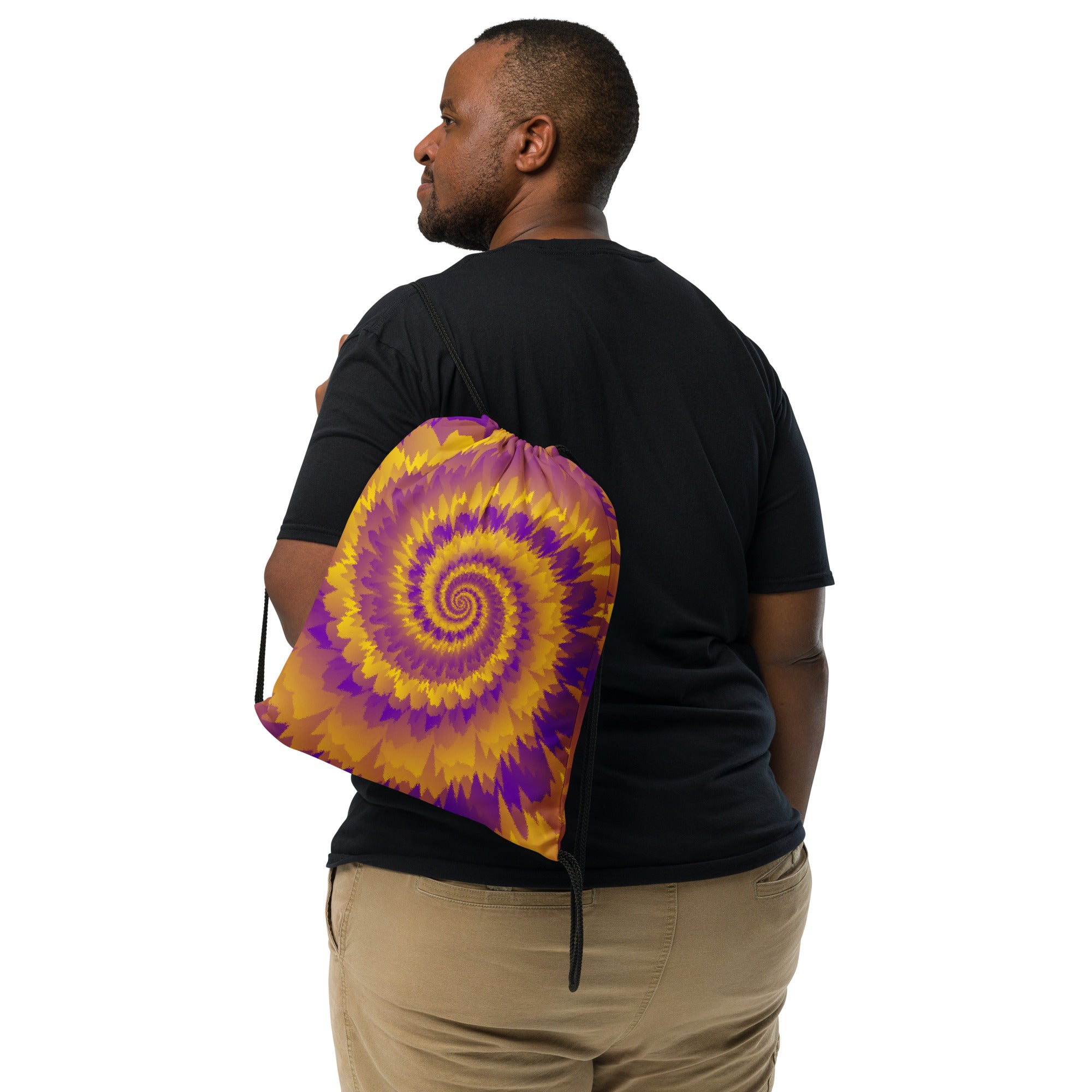 Drawstring Bag-Tie Dye Spiral-Intersex
