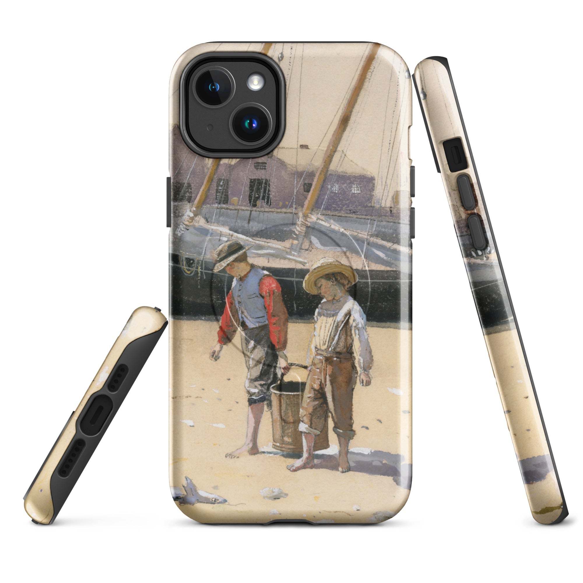 MagSafe® tough case for iPhone®-Winslow Homer-Basket of Clams 1873