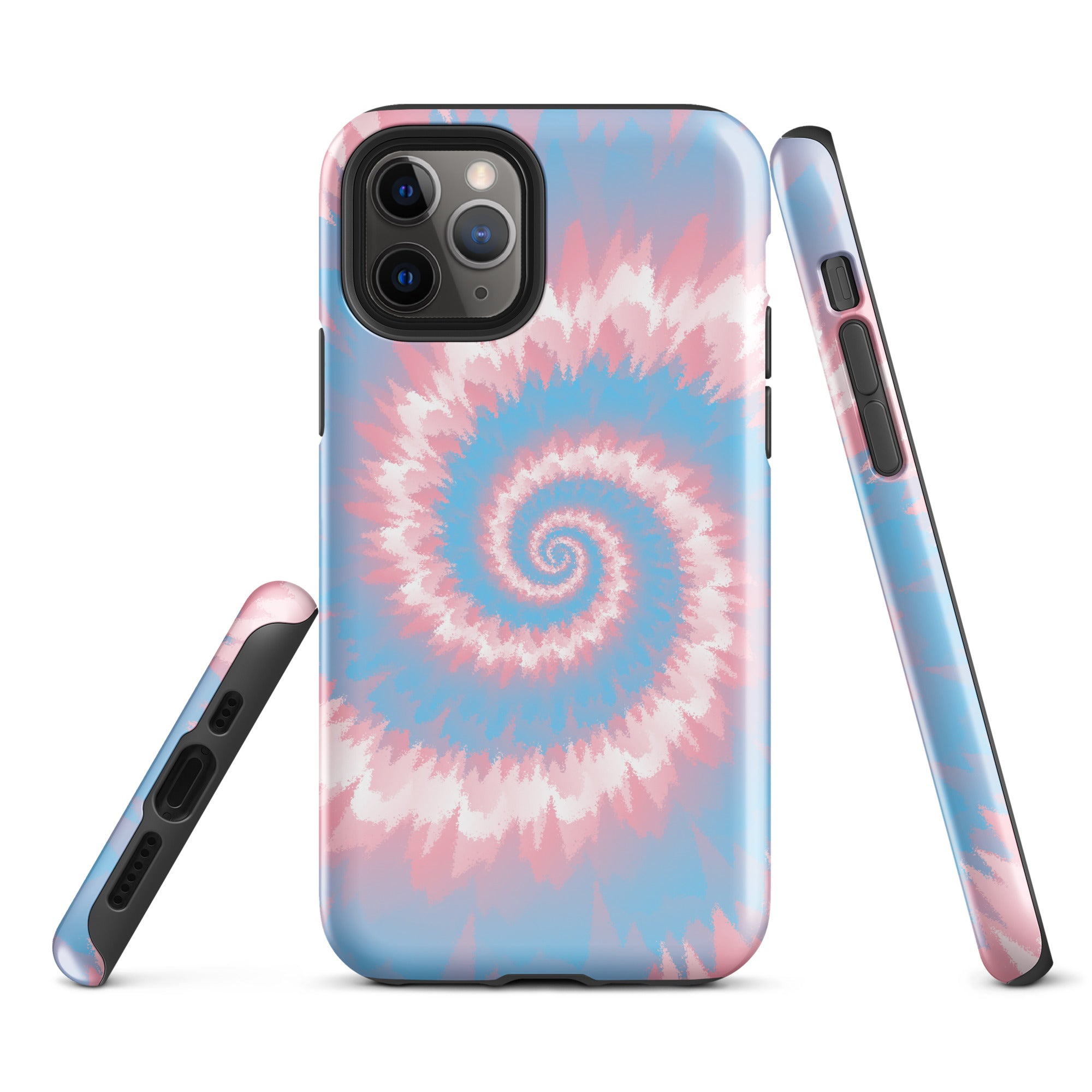 Tough Case for iPhone®-Tie Dye Spiral - Transgender
