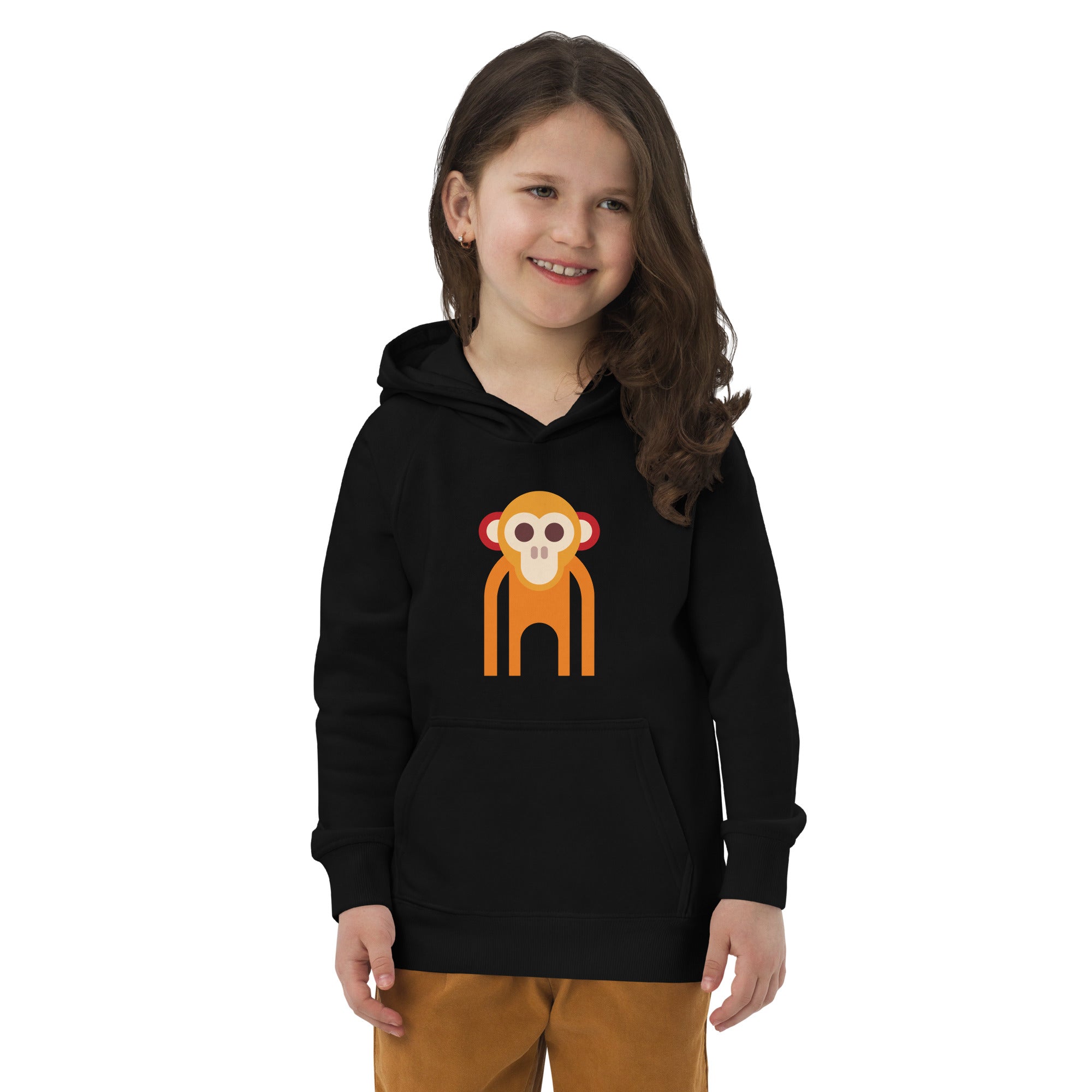 Kids eco hoodie-Monkey I