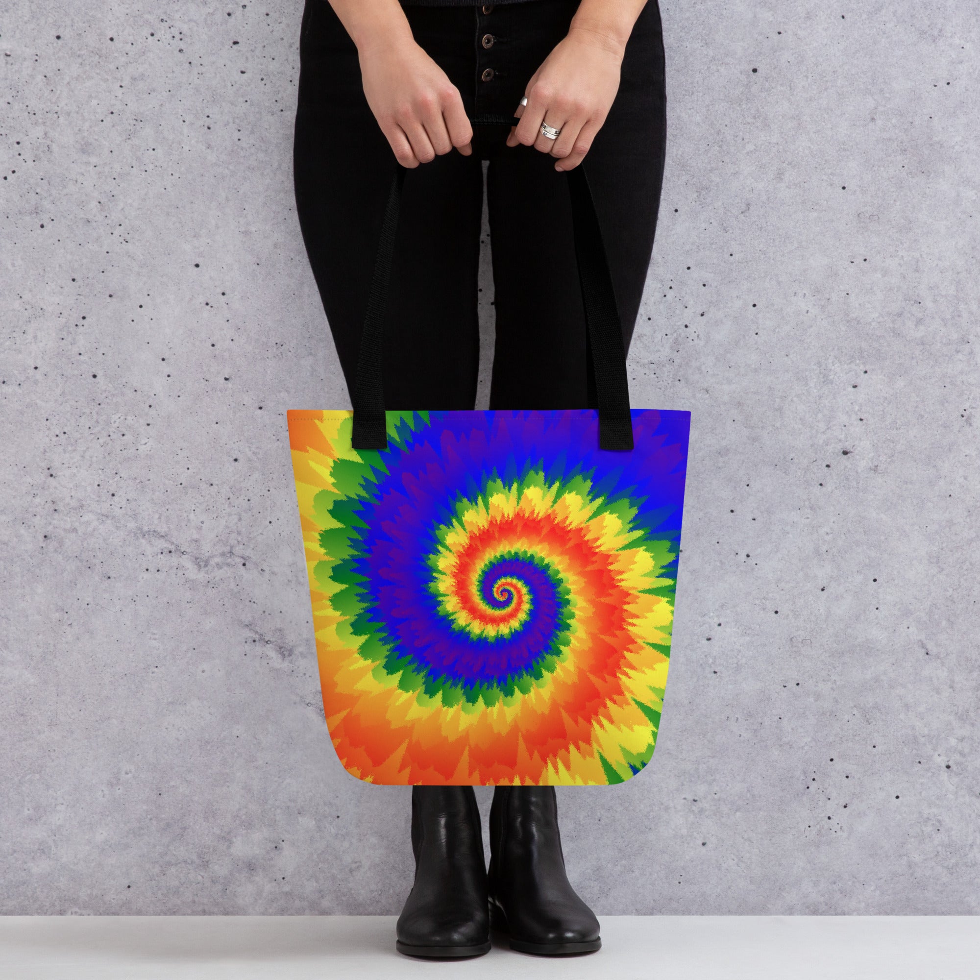 Tote bag-Tie Dye Spiral - LGBTQ