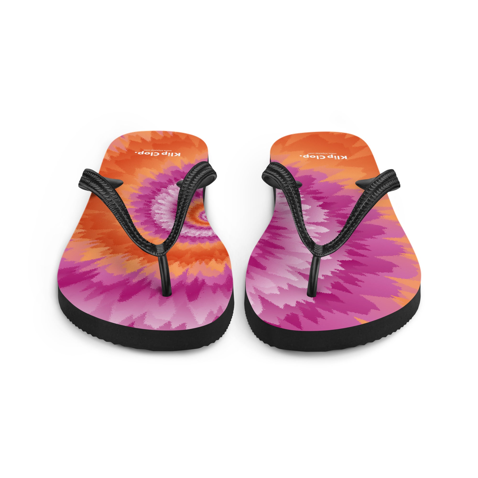 Flip-Flops-Tie Dye Spiral-Lesbian