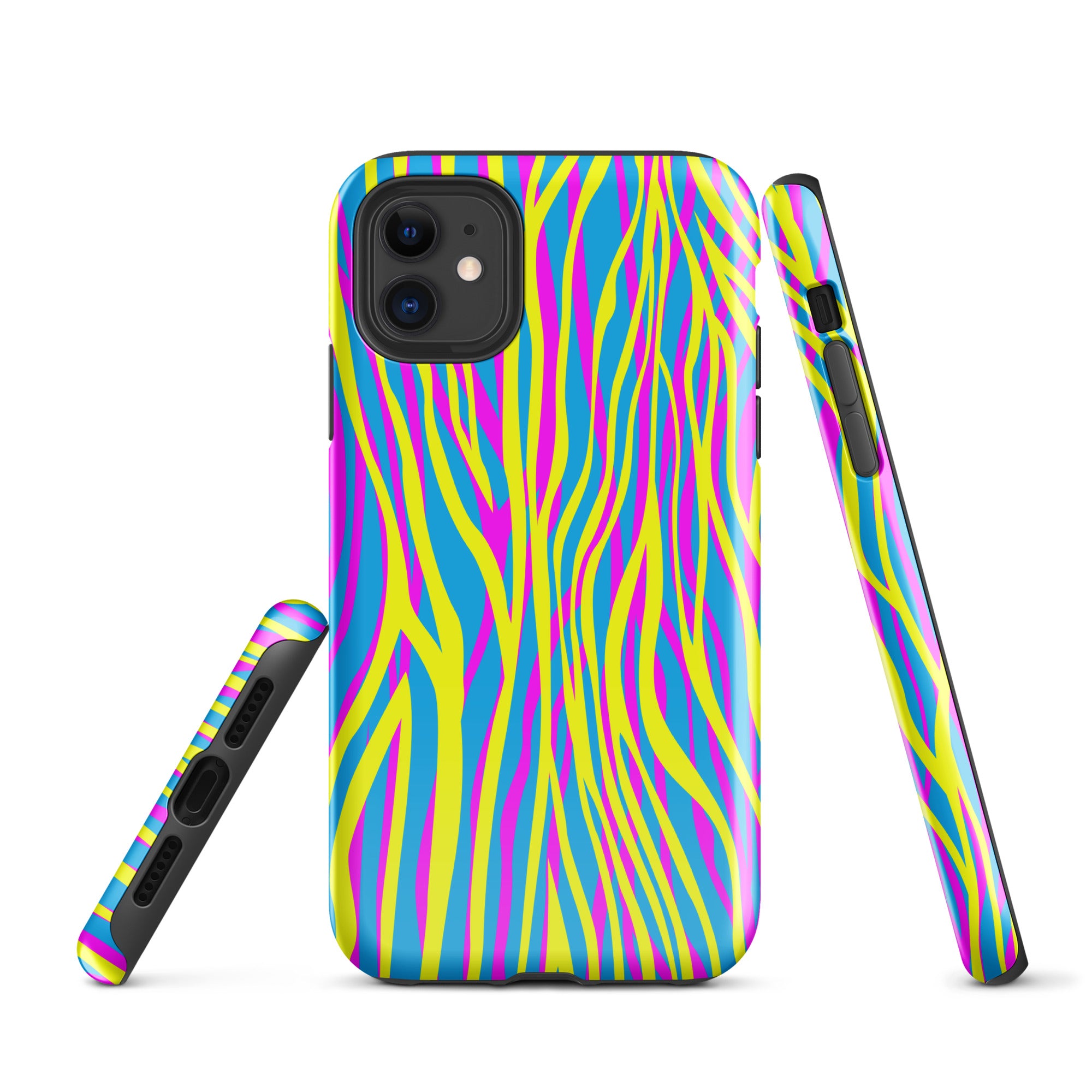 Tough Case for iPhone®- Funky Zebra Pattern IV