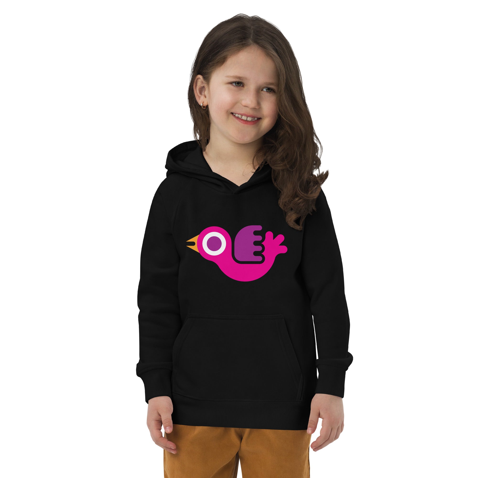 Kids eco hoodie-Bird I
