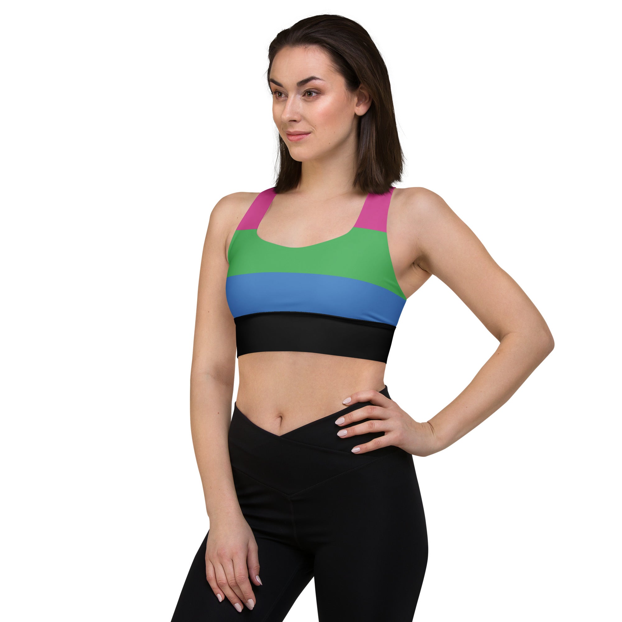 Longline sports bra- Polysexual