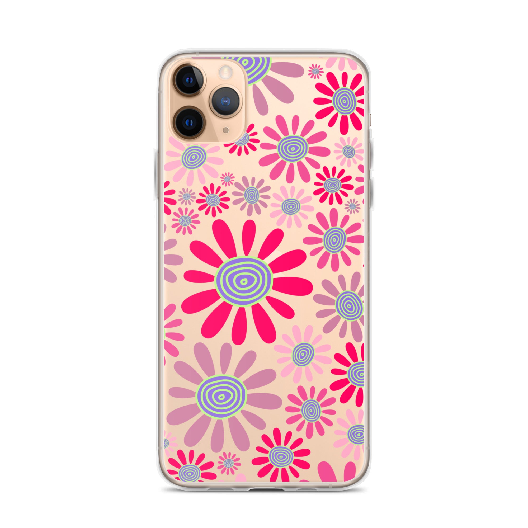 Clear Case for iPhone®- Floral Daisy Design I