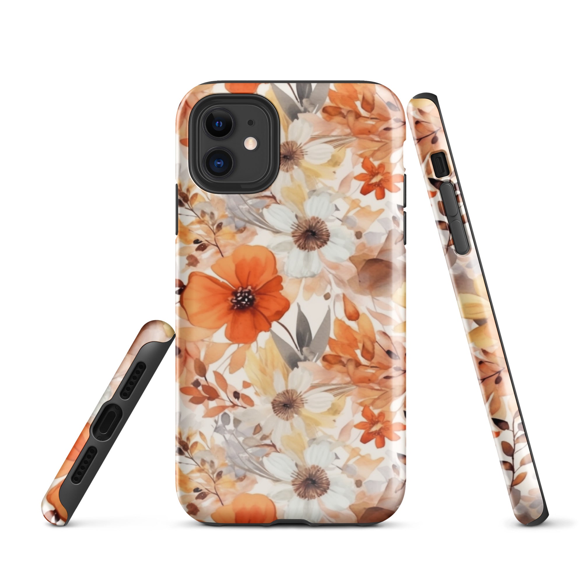 Tough Case for iPhone®- Floral Pattern I