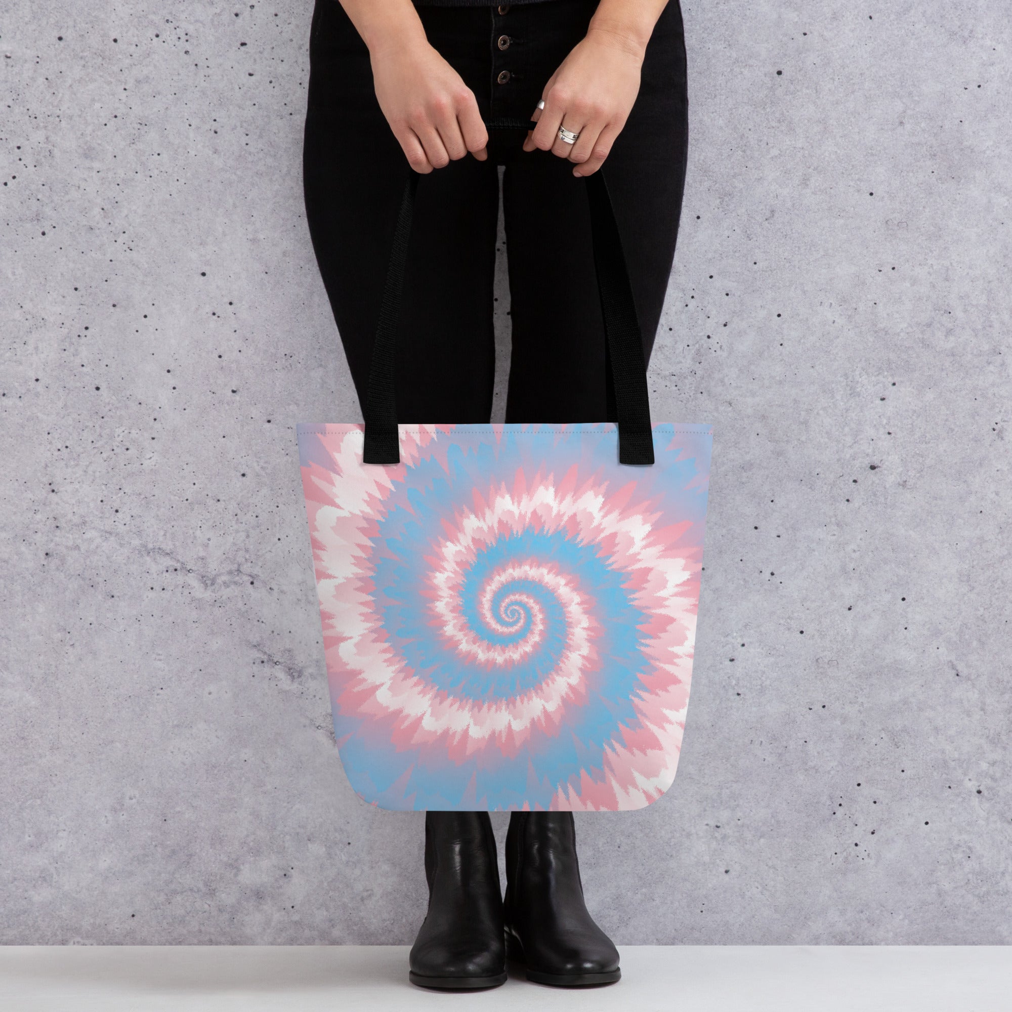 Tote bag- Tie Dye Spiral - Transgender