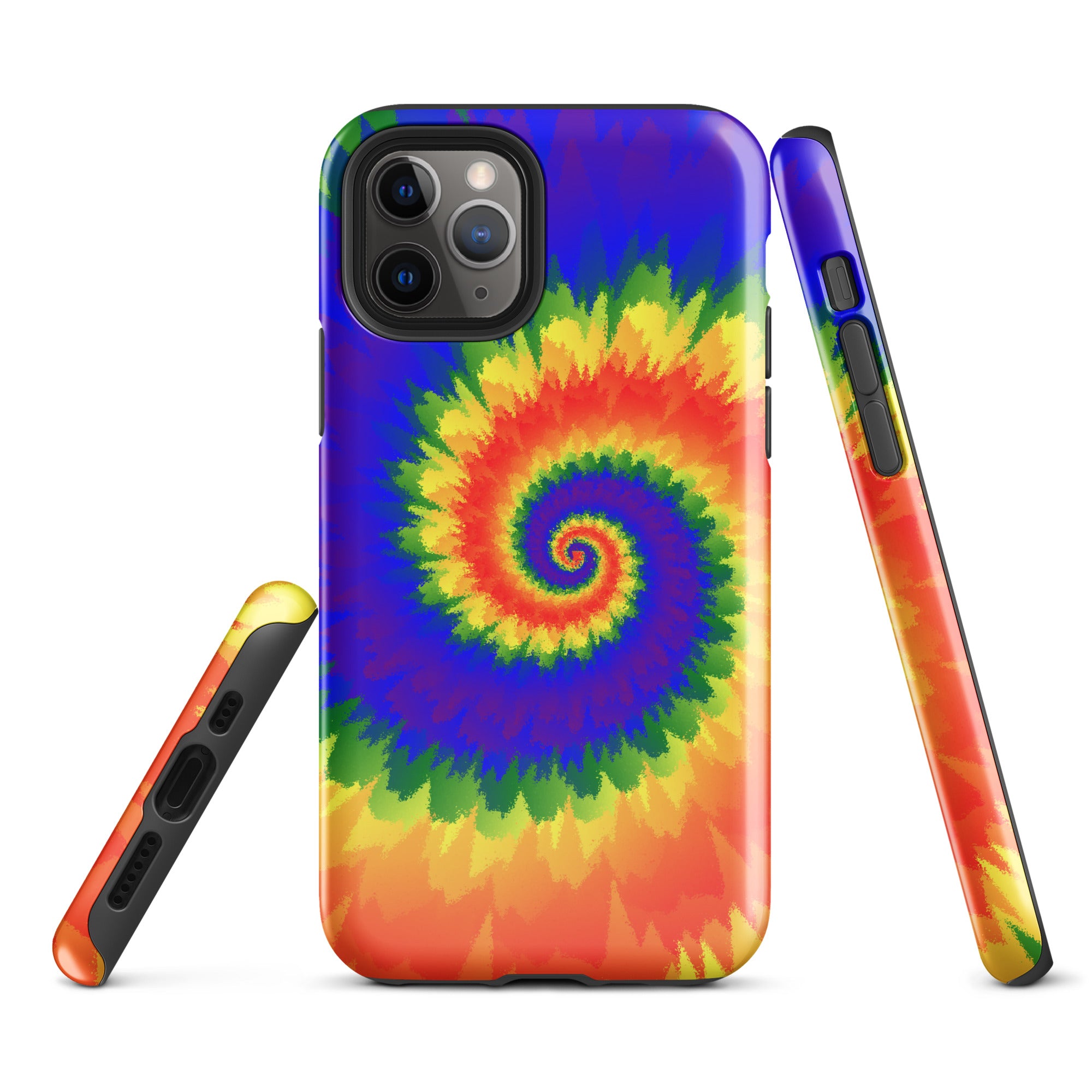 Tough Case for iPhone®-Tie Dye Spiral - LGBTQ
