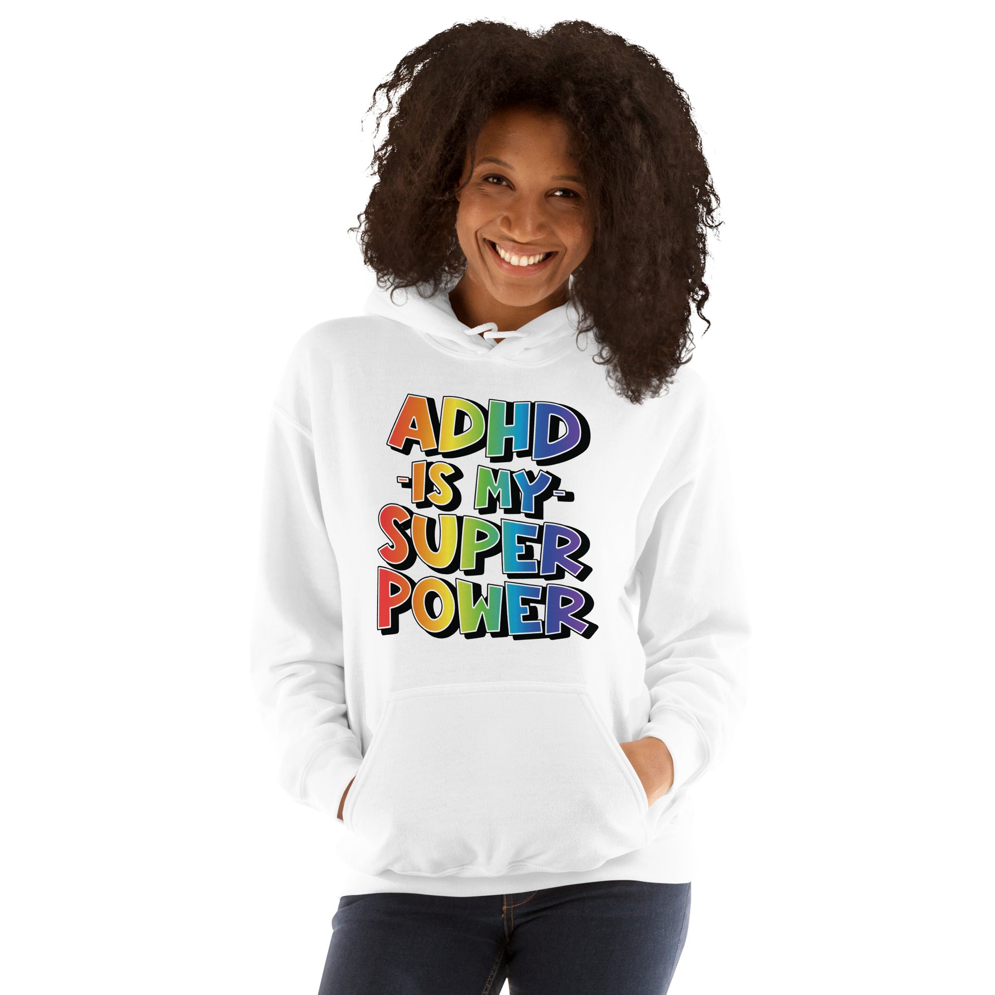 Unisex Hoodie- ADHD- Is My Super Power
