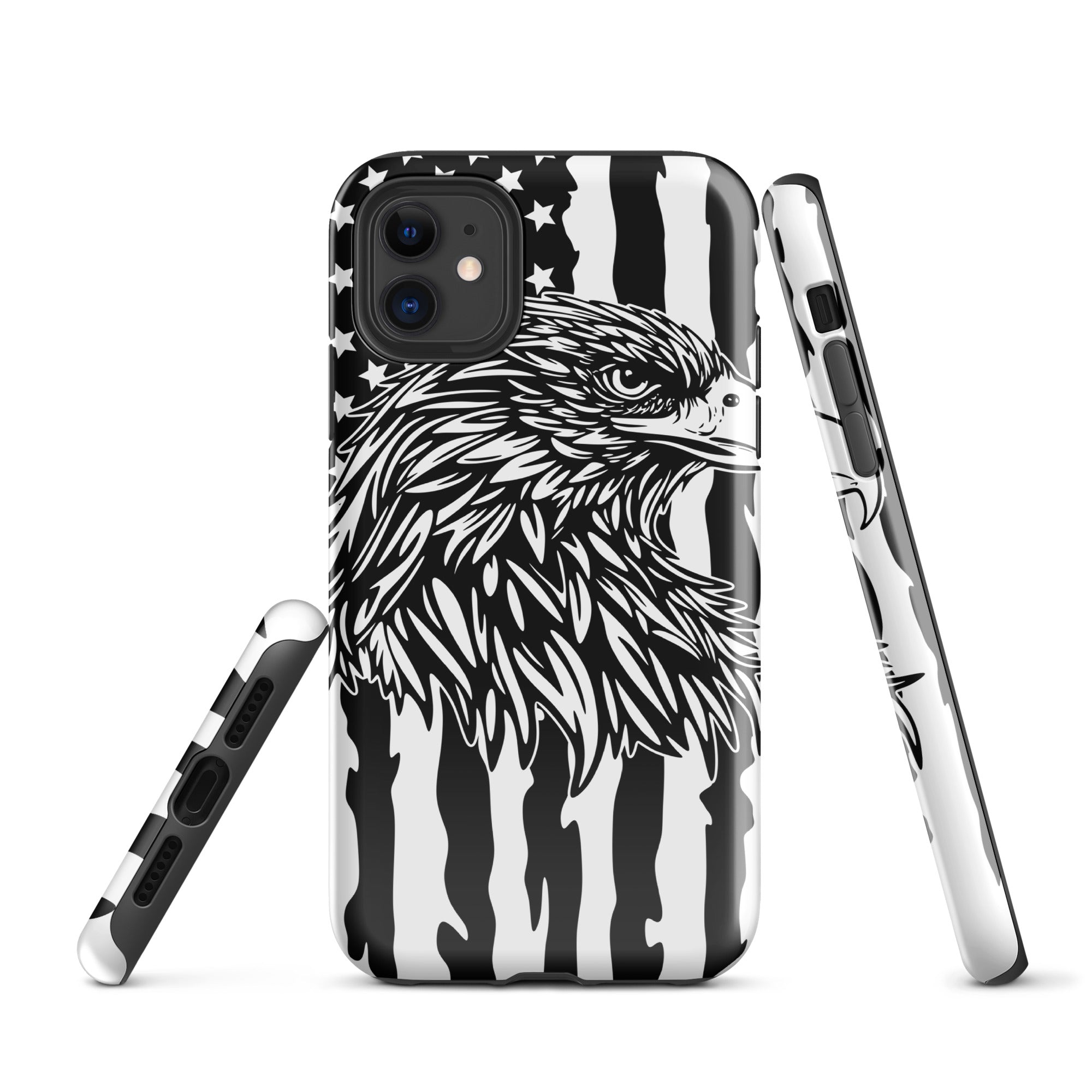 Tough Case for iPhone®- Eagle Mono