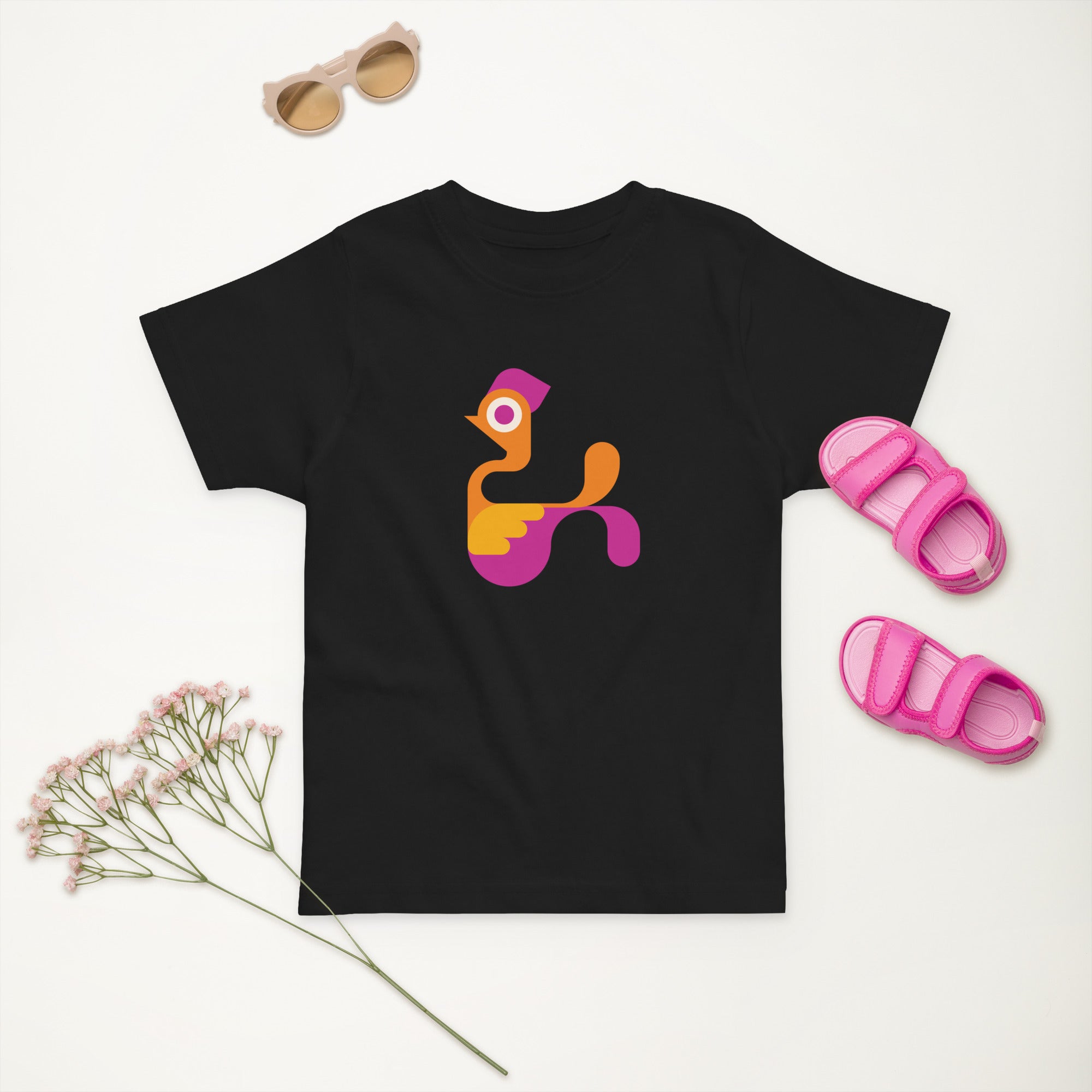 Toddler jersey t-shirt-Peacock