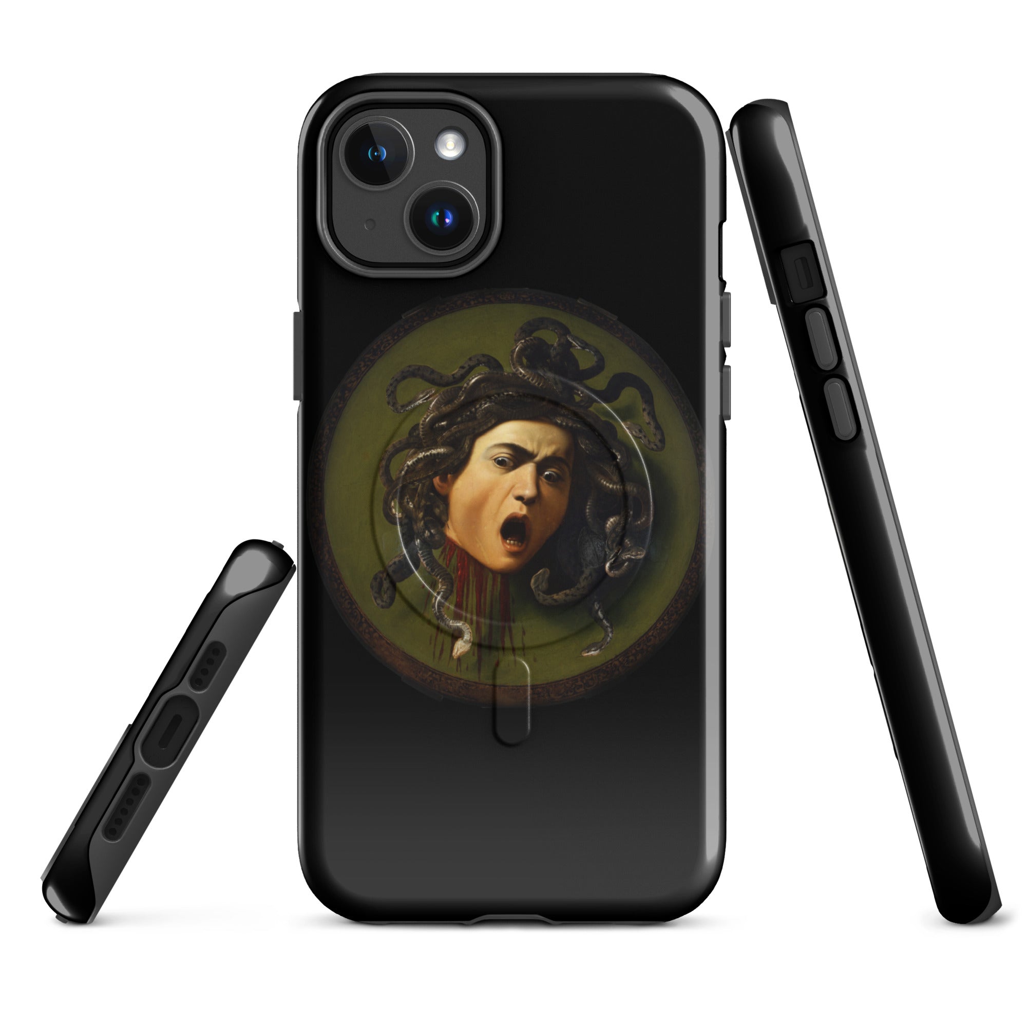 MagSafe® tough case for iPhone®-Caravaggio-Medusa 1597