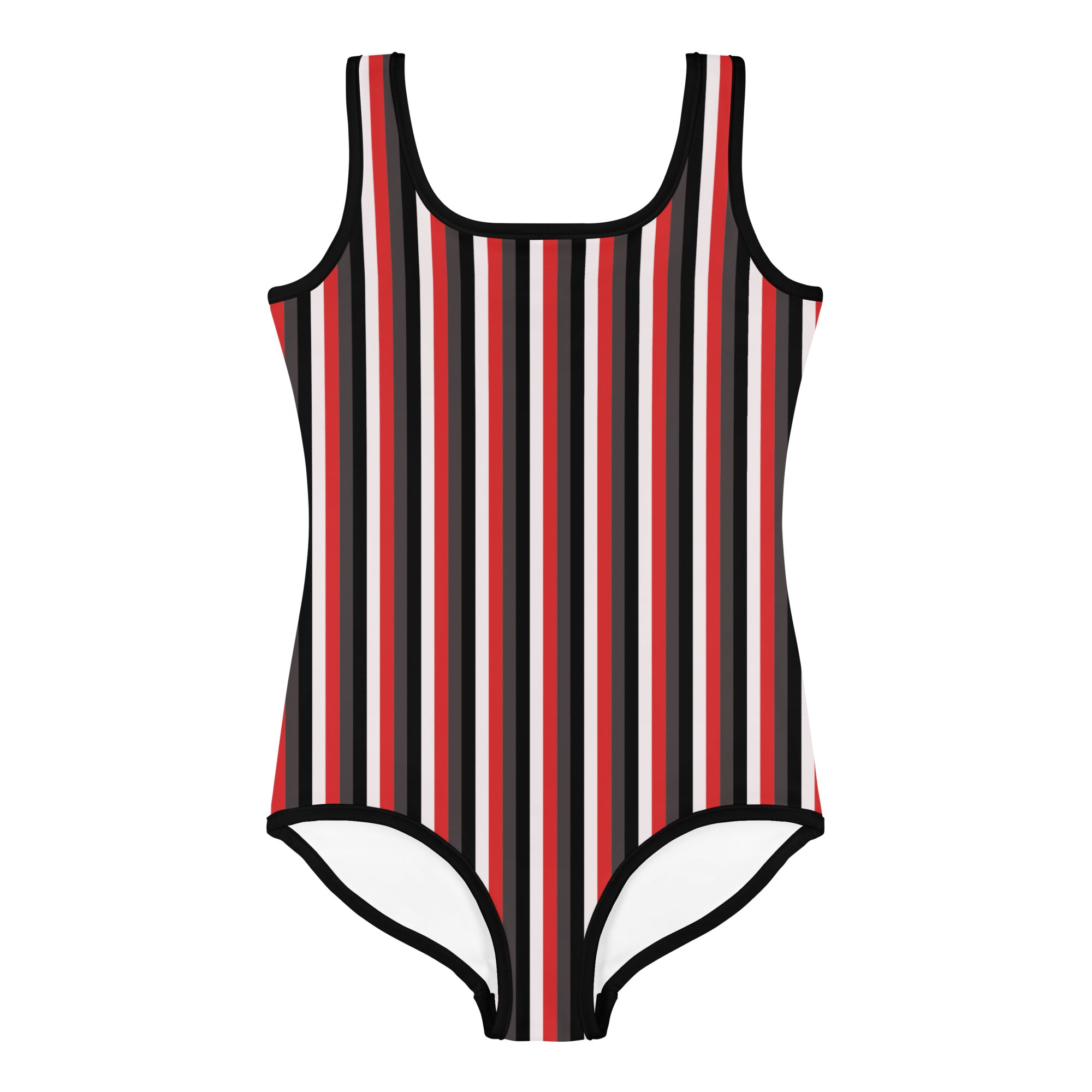 Colorful Striped Kids Swimsuit VIII