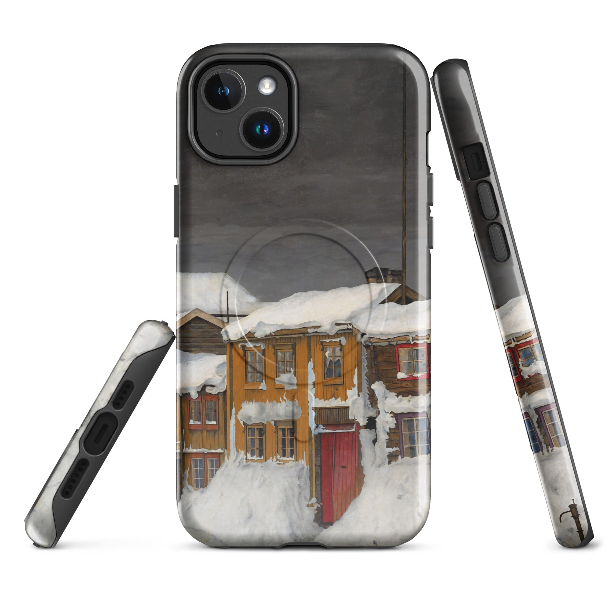 MagSafe® Tough case for iPhone®-Streets in Rros in Winter