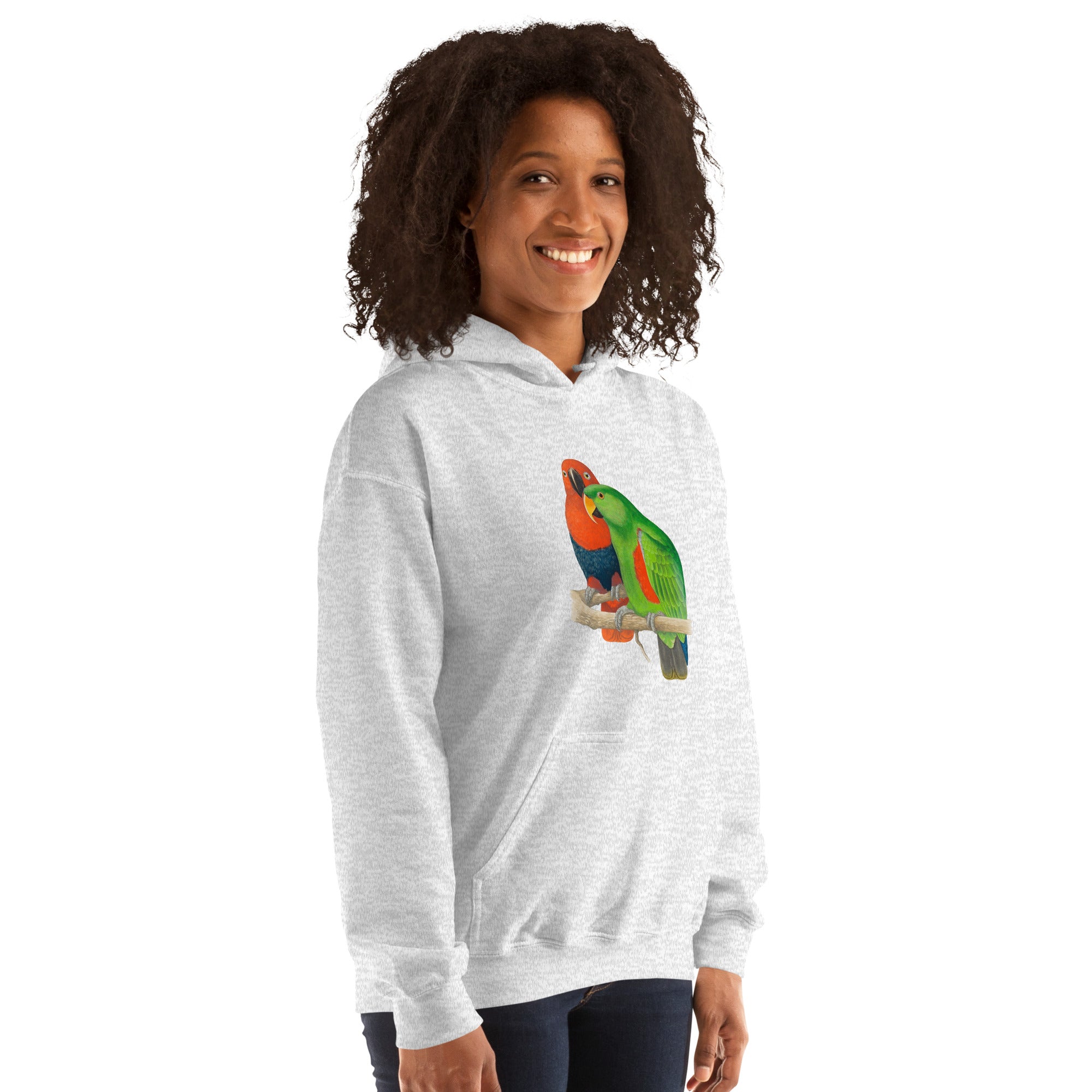 Unisex Hoodie-New Guinea Eclectus Parrot