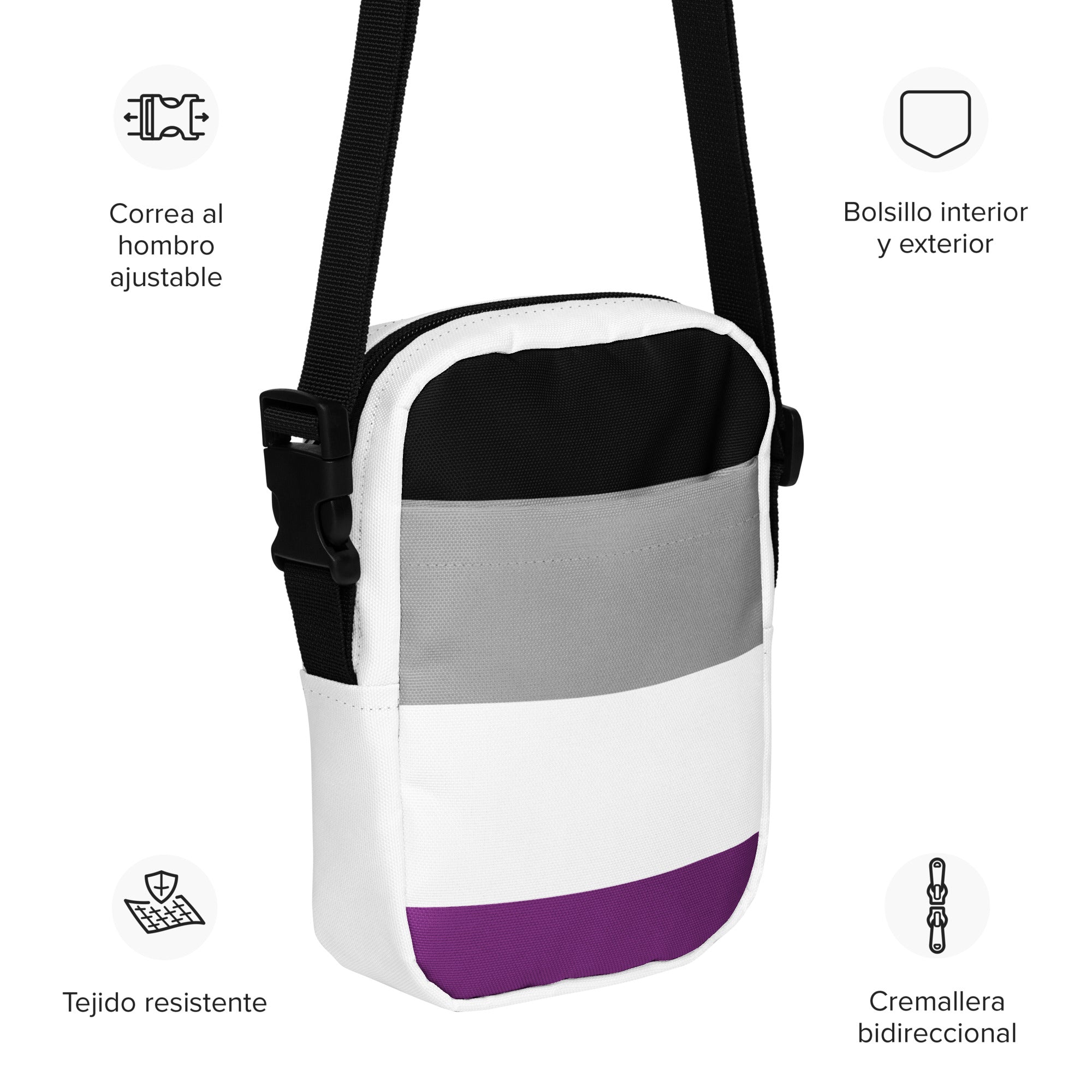Utility crossbody bag- Asexual