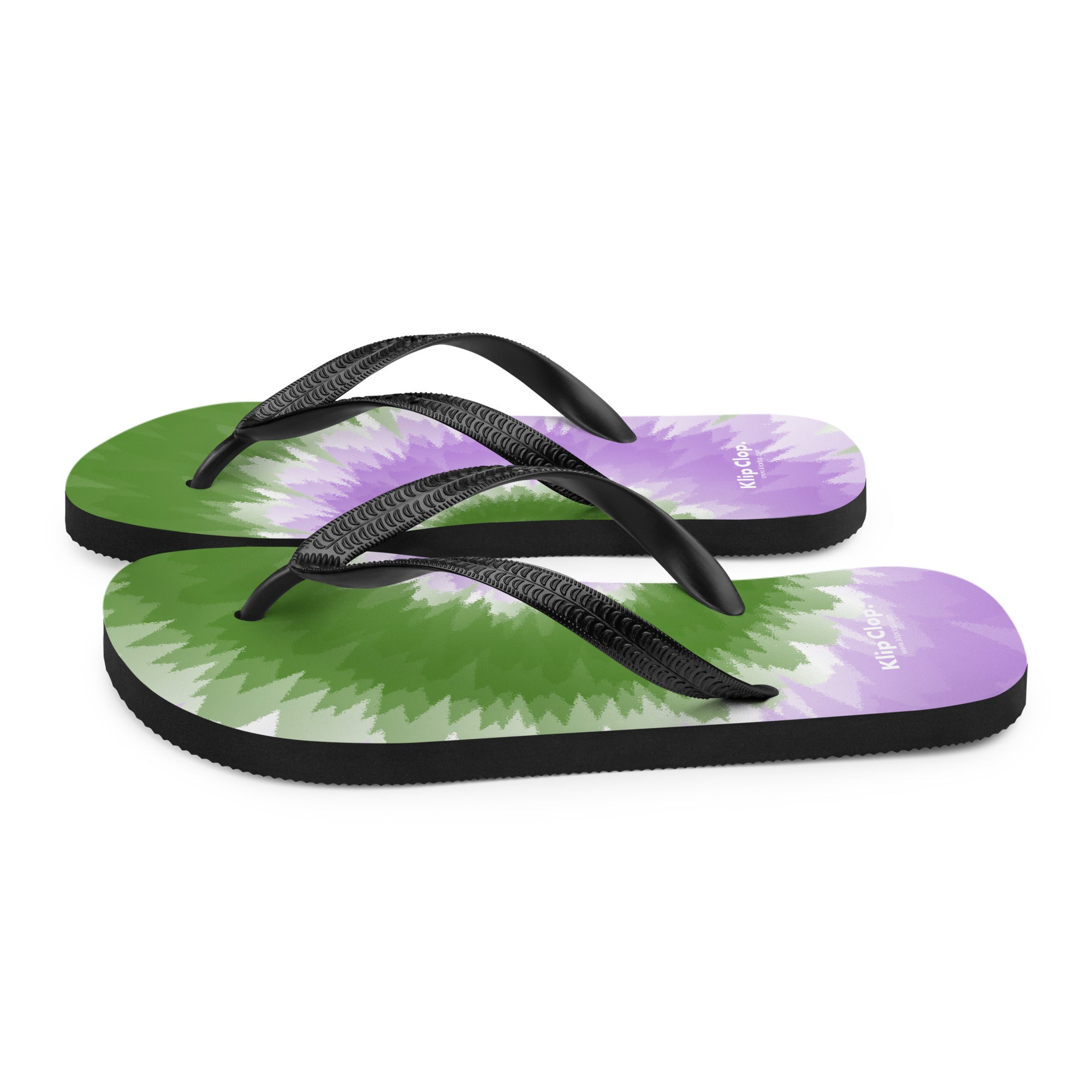 Flip-Flops-Tie Dye Spiral-Genderqueer