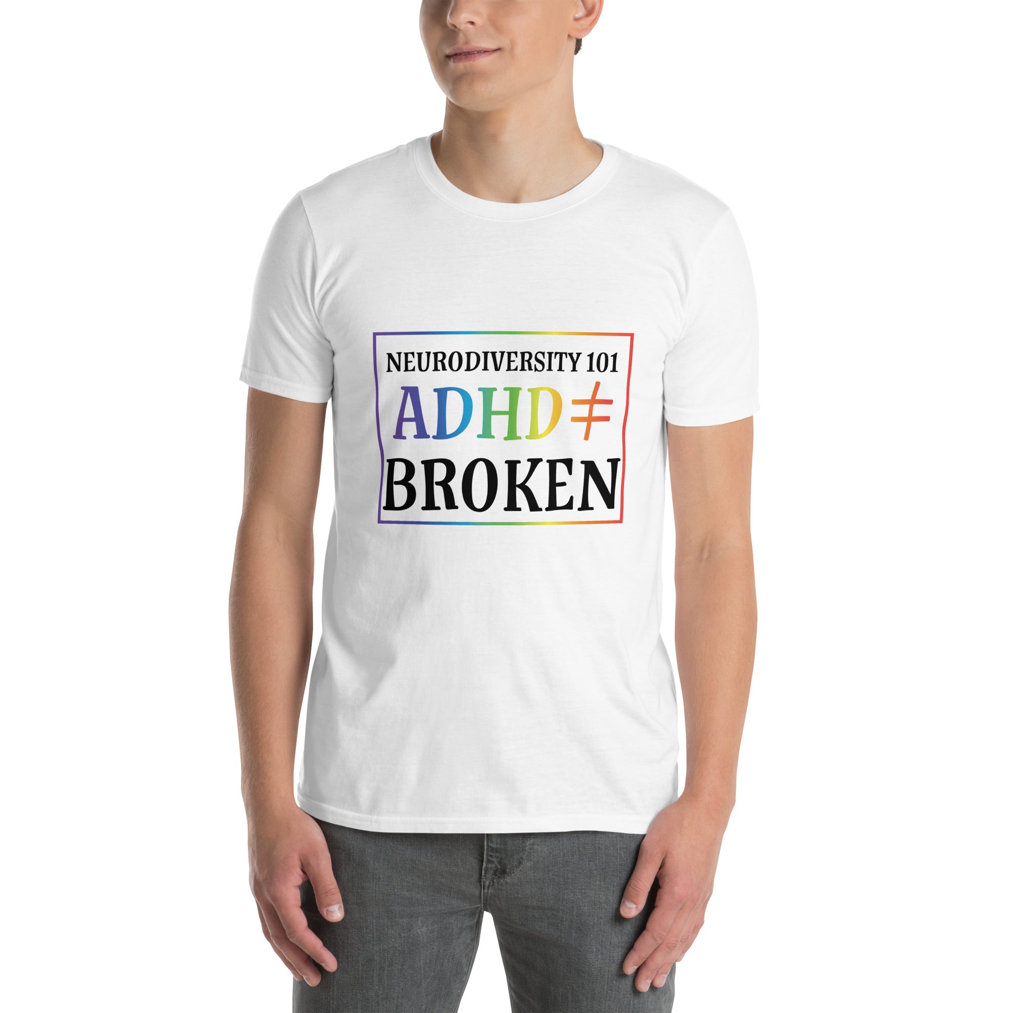 Short-Sleeve Unisex T-Shirt- ADHD- Neurodiversity 101