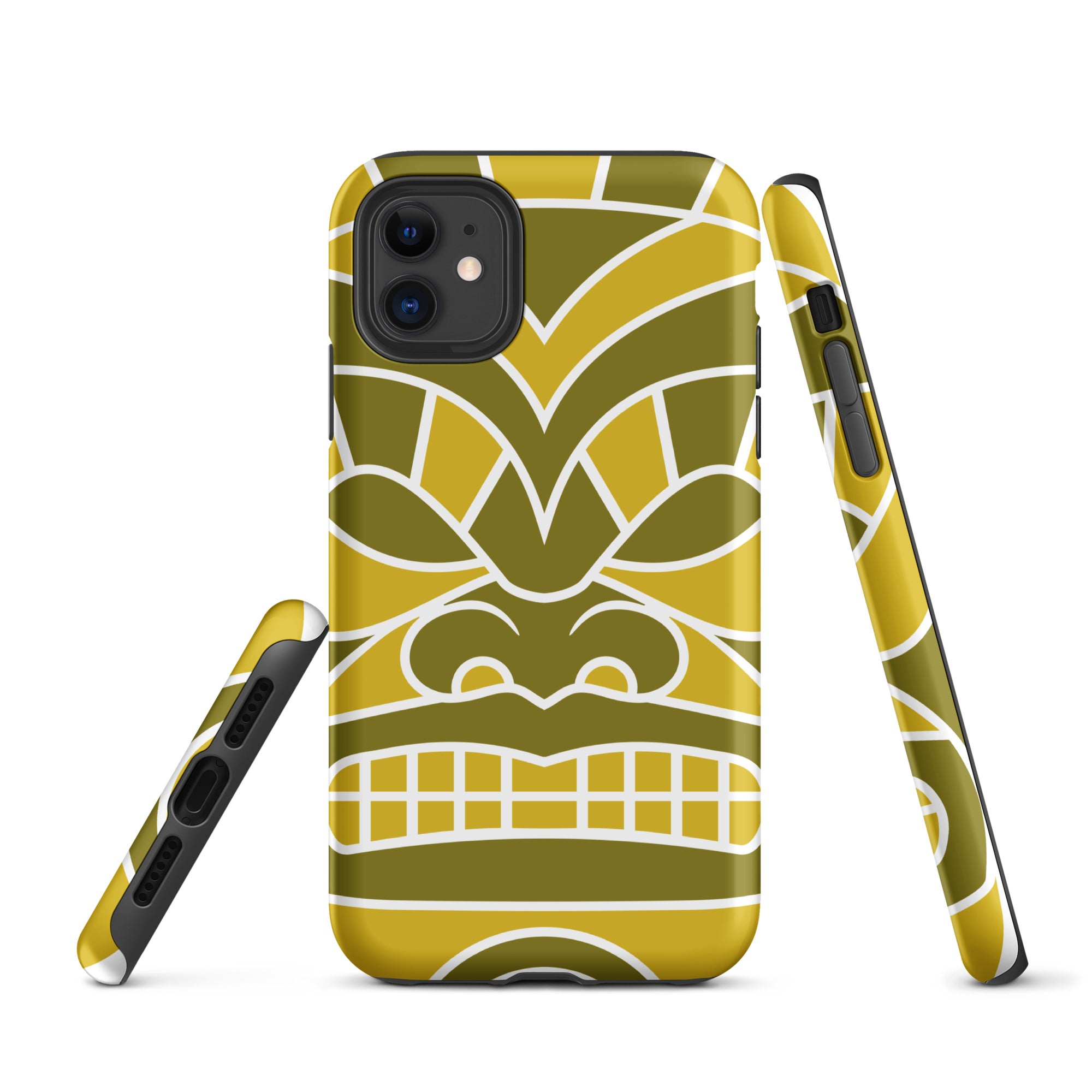 Tough Case for iPhone®- Totem Mask Yellow