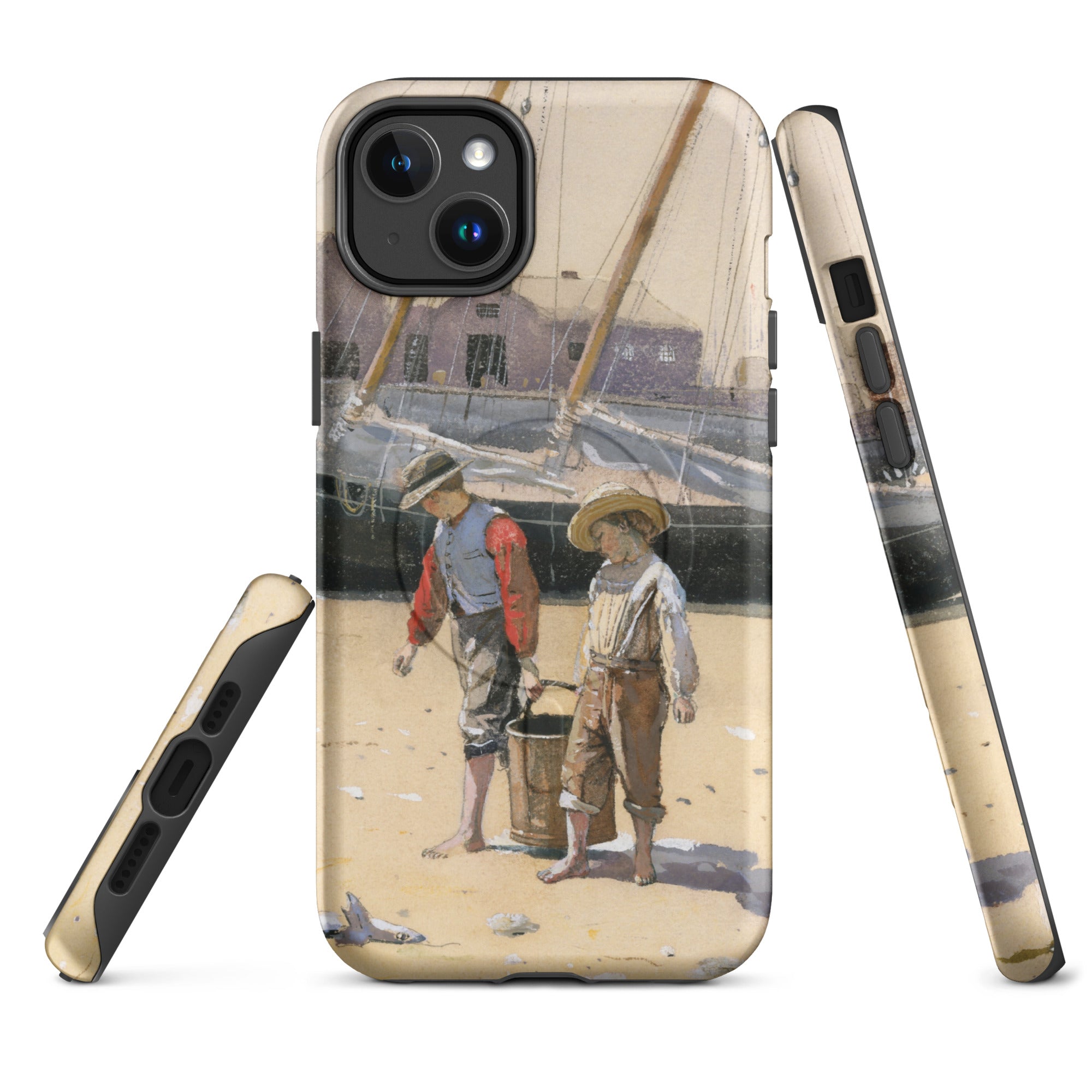 MagSafe® tough case for iPhone®-Winslow Homer-Basket of Clams 1873