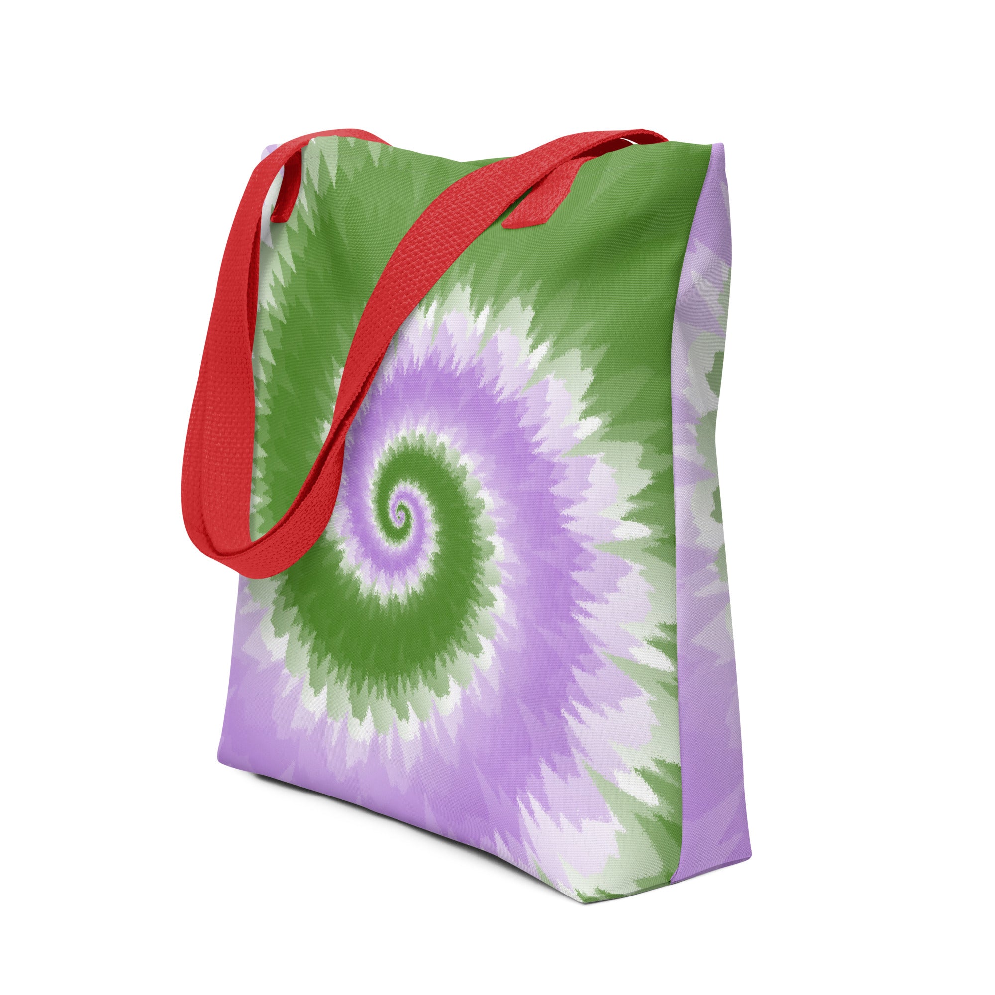 Tote bag-Tie Dye Spiral - Genderqueer