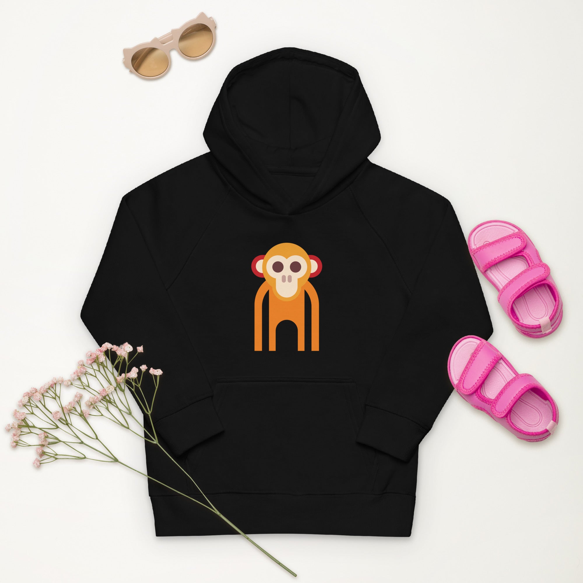 Kids eco hoodie-Monkey I