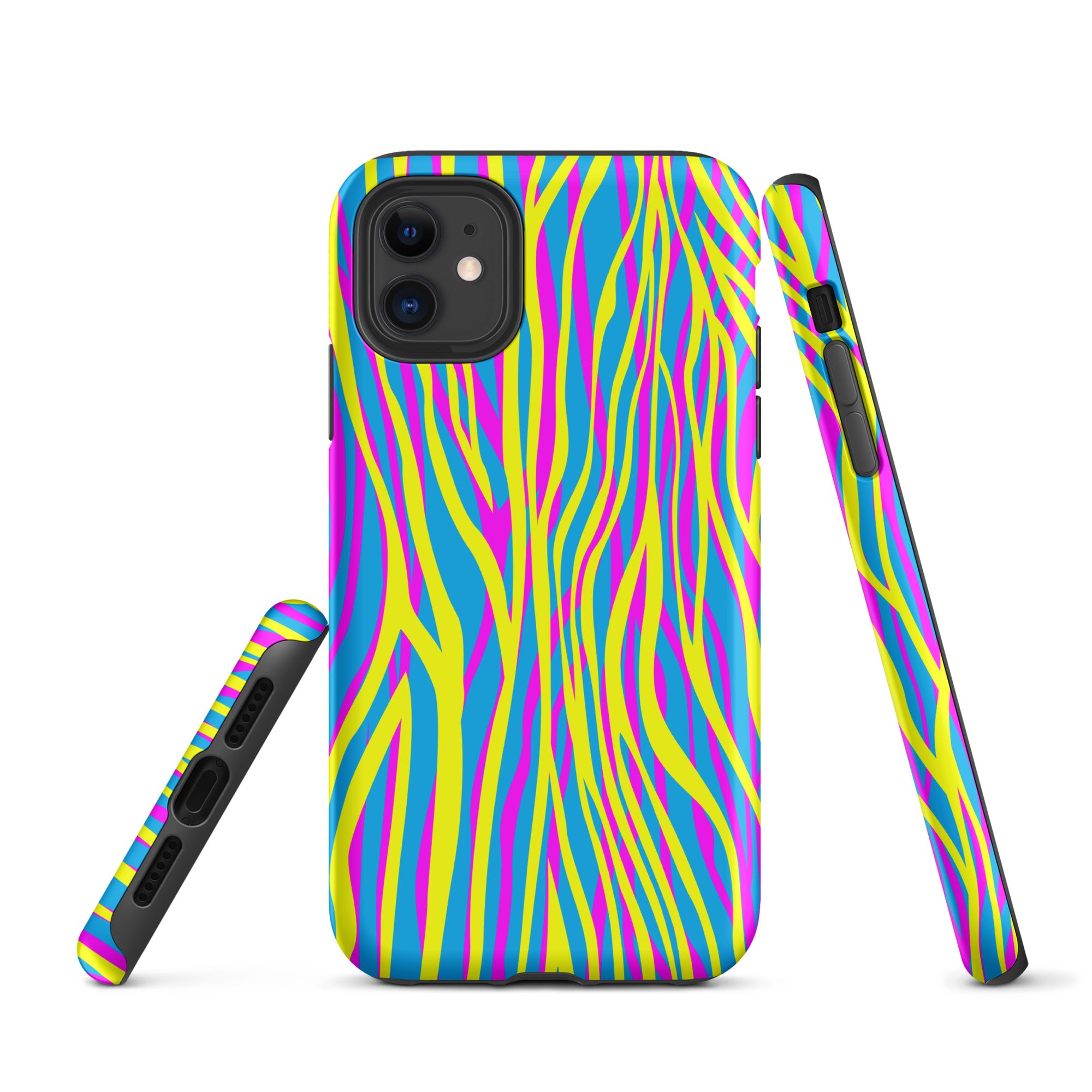 Tough Case for iPhone®- Funky Zebra Pattern IV