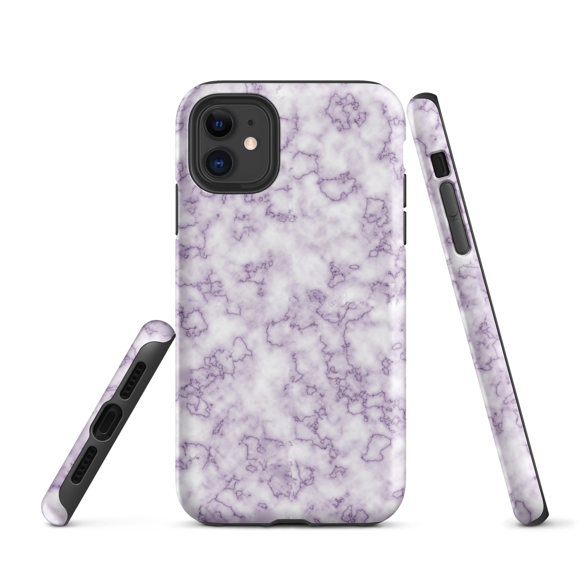 Tough Case for iPhone®- Purple Marble