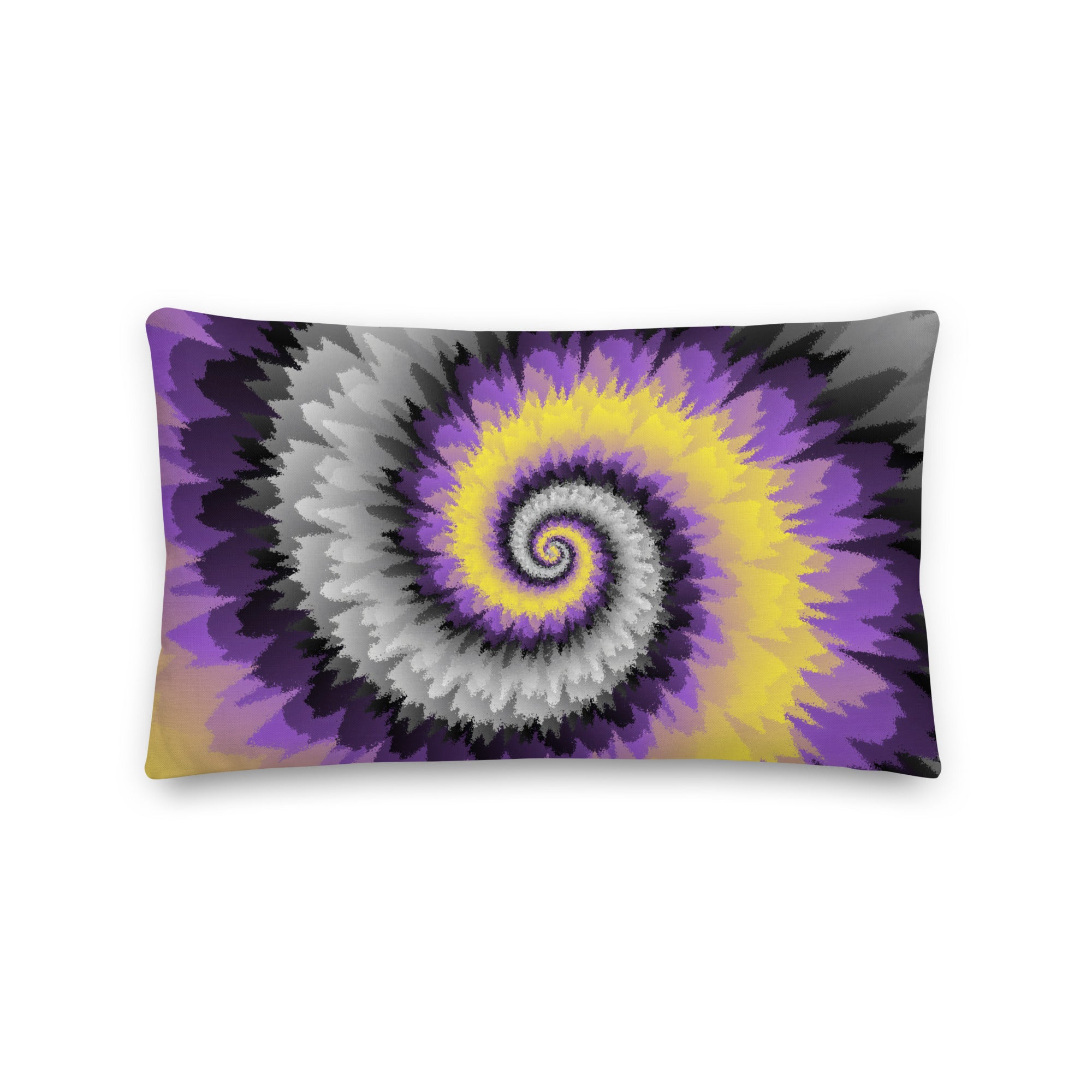 Premium Pillow-Tie Dye Spiral-Nonbinary