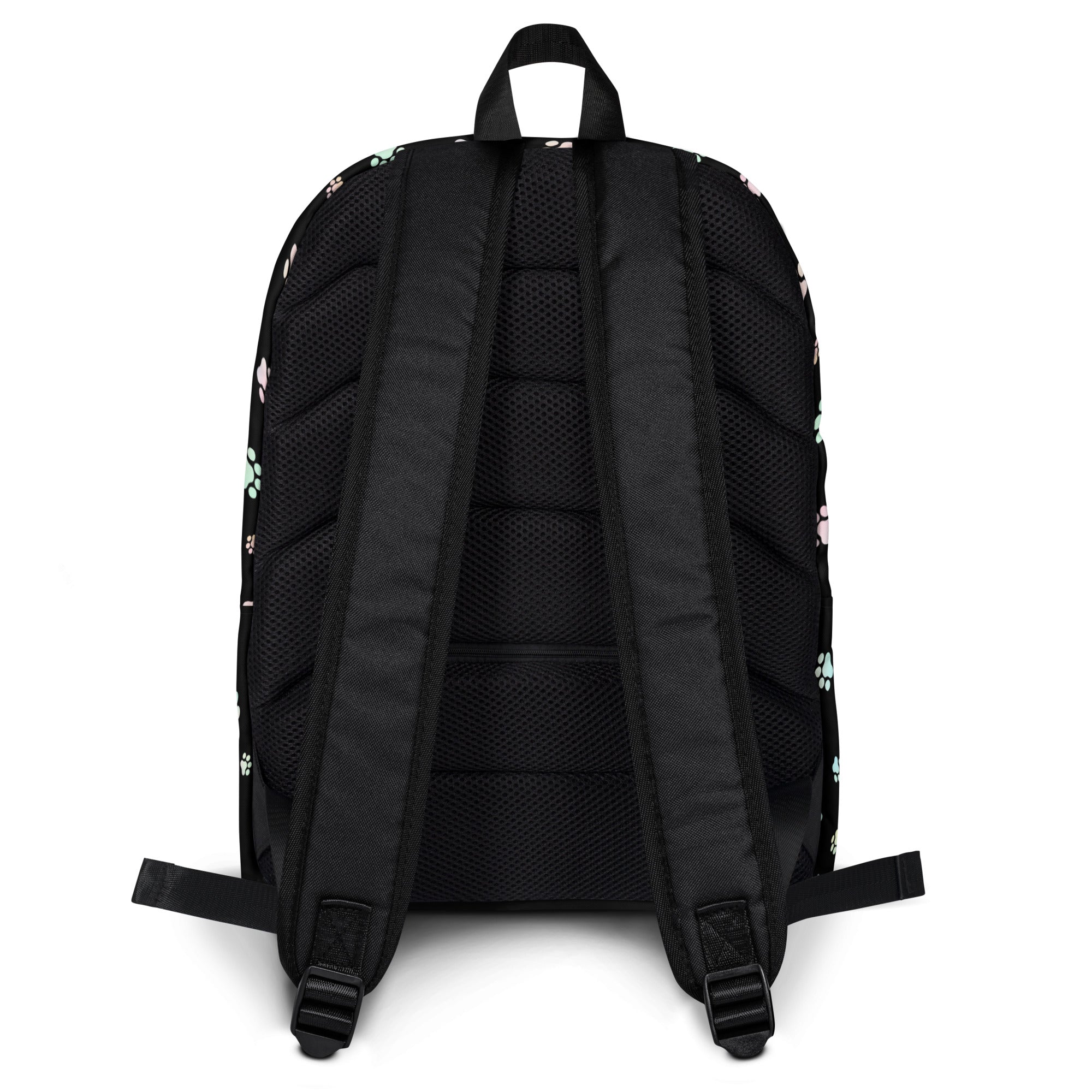 Dog Paws Backpack-Black