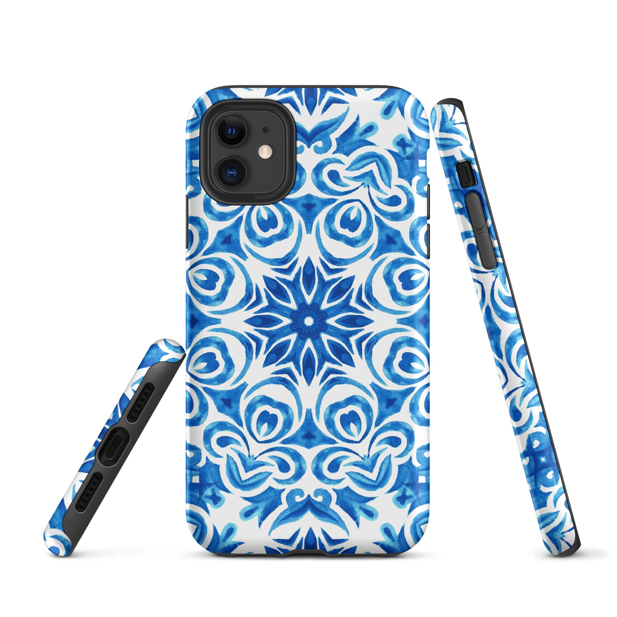 Tough Case for iPhone®- Majolica Pattern II