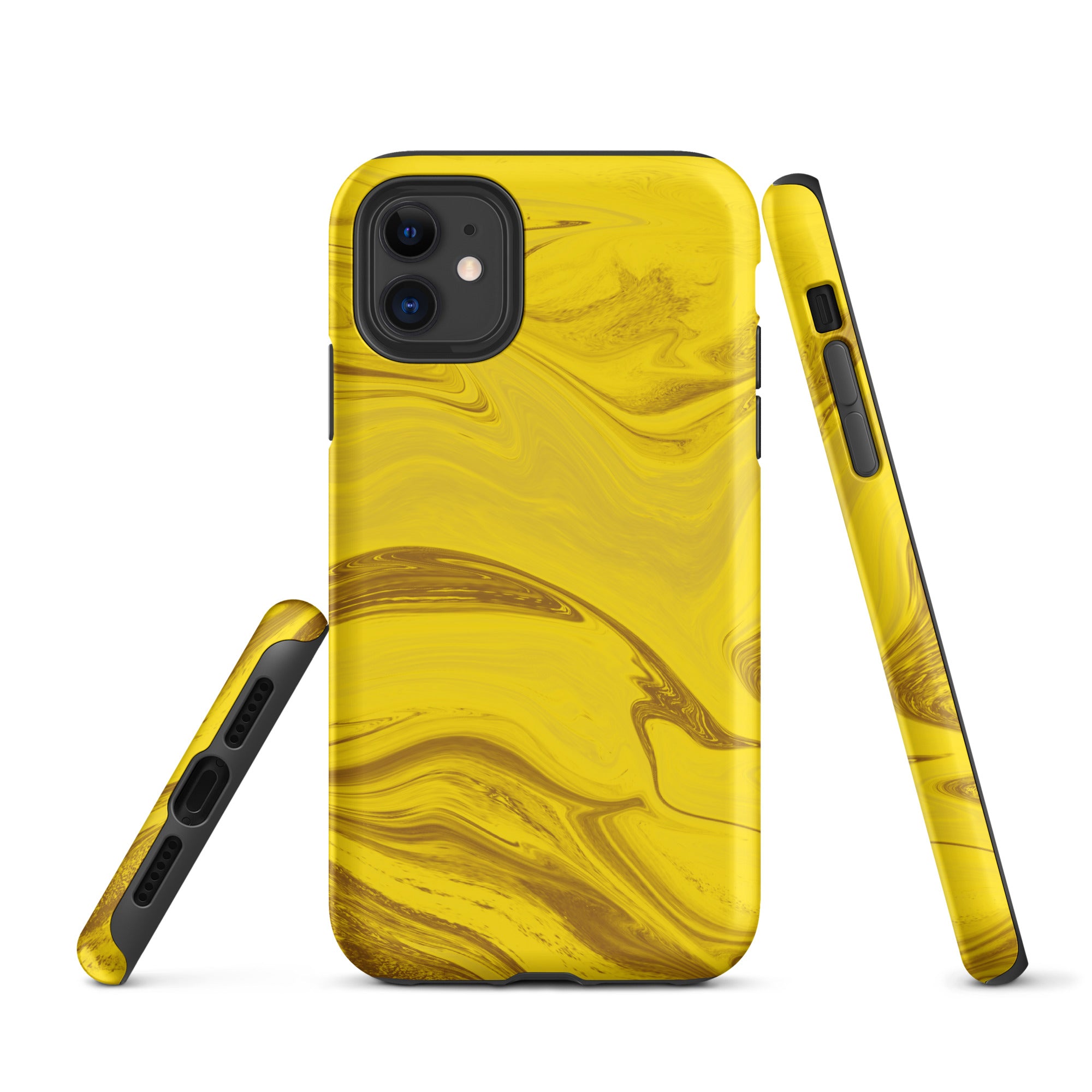 Tough Case for iPhone®- Liquid Gold Marble