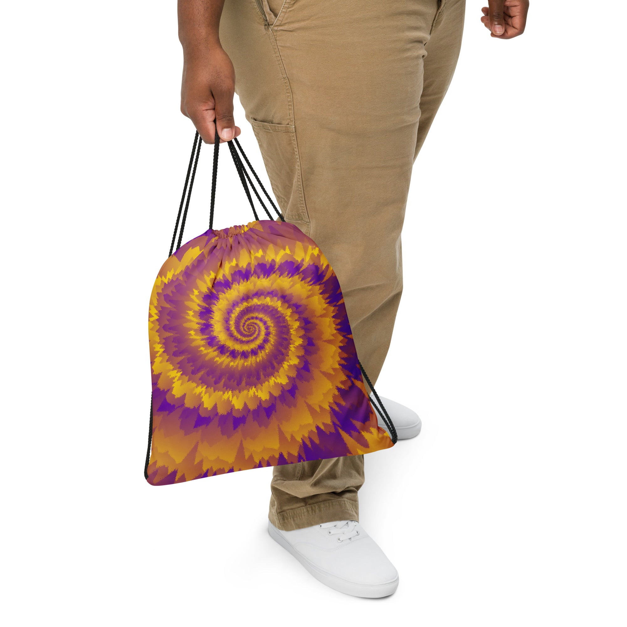Drawstring Bag-Tie Dye Spiral-Intersex