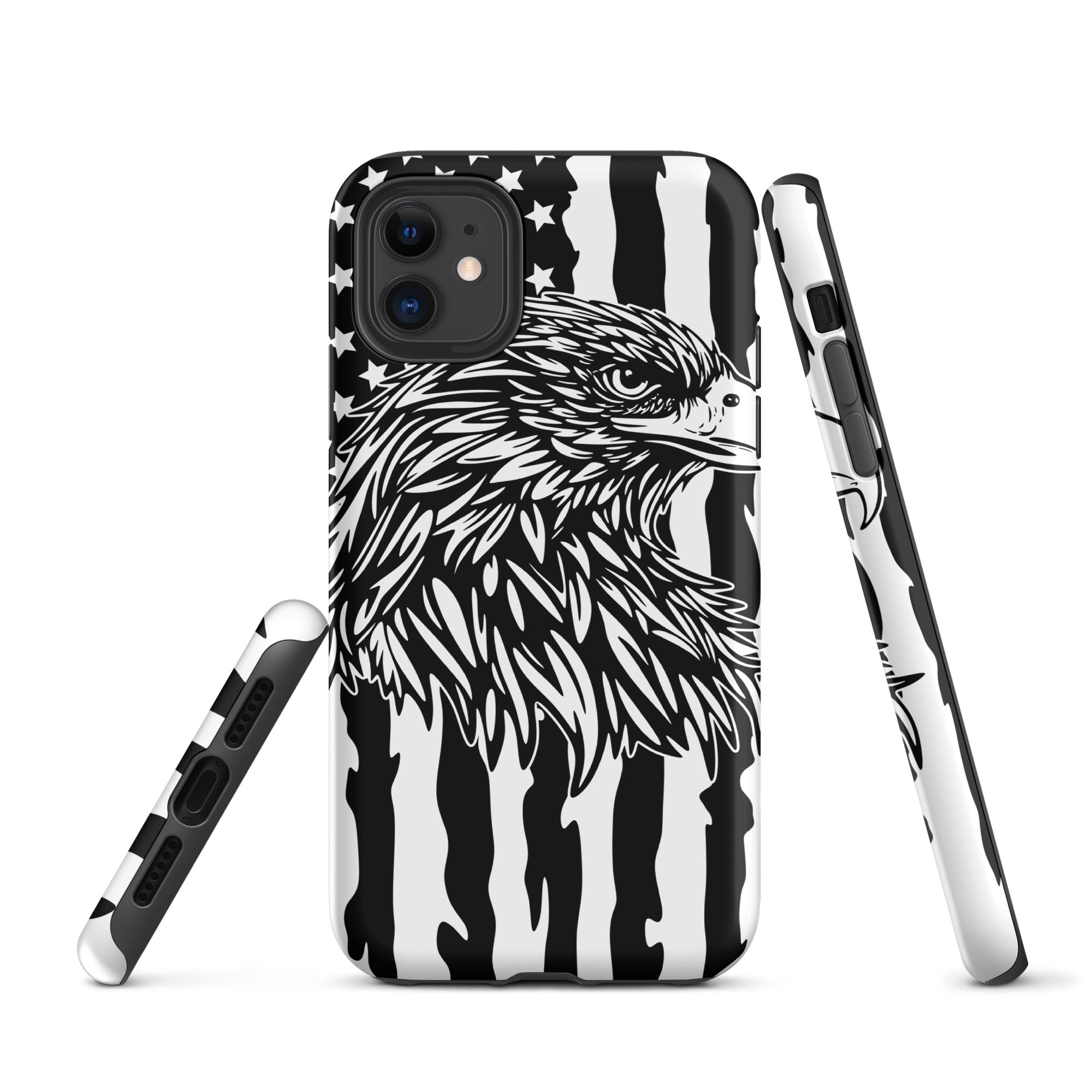 Tough Case for iPhone®- Eagle Mono