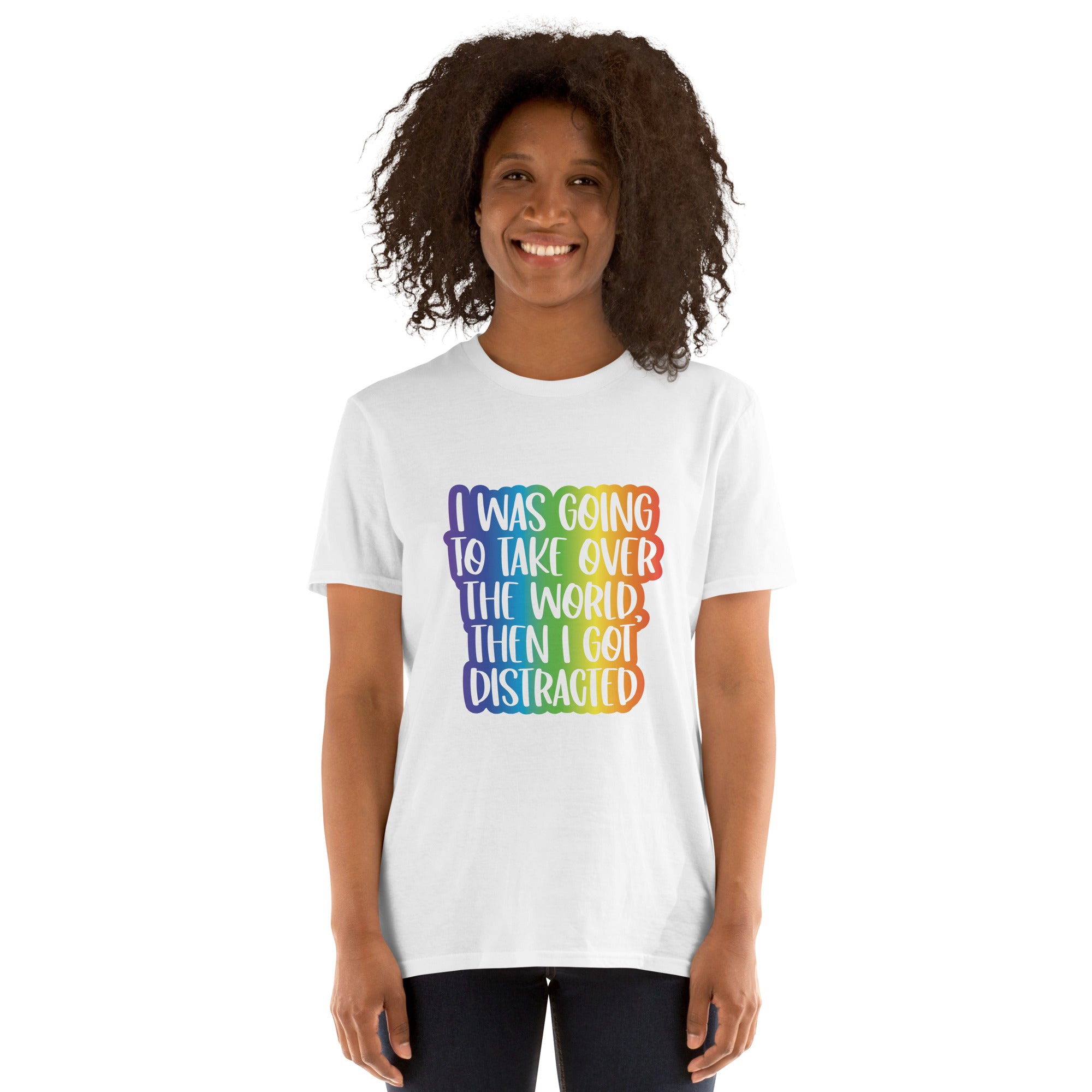 Short-Sleeve Unisex T-Shirt- ADHD- Take Over The World