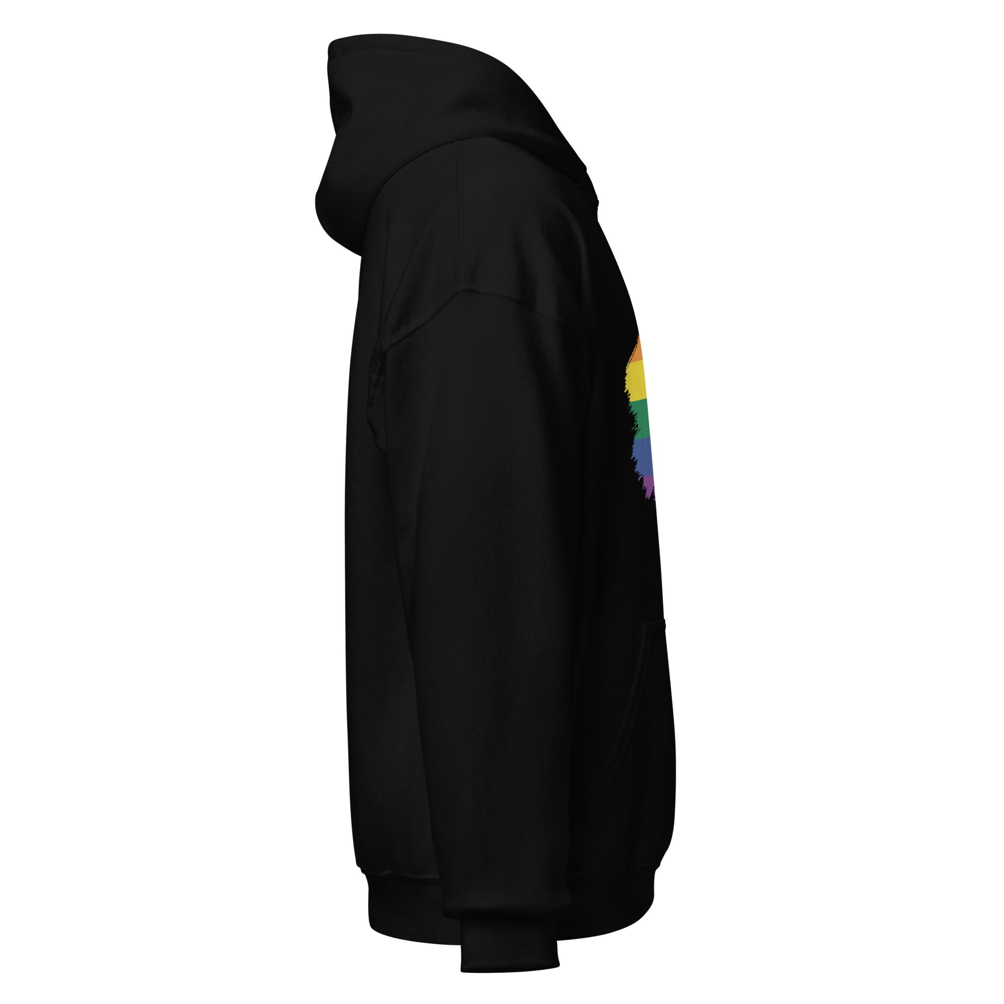 Unisex Hoodie-Pride Rainbow Grunge Flag