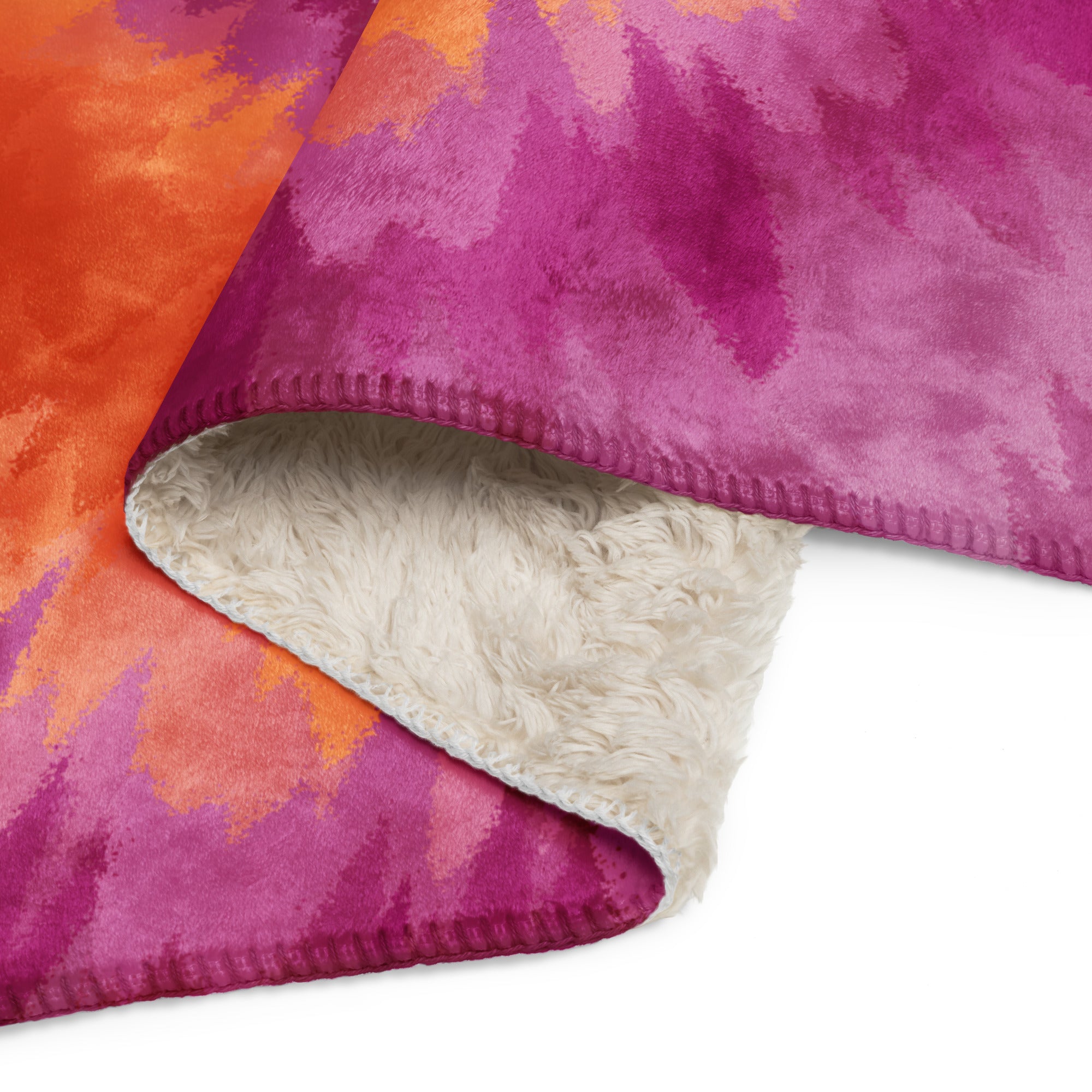Sherpa blanket- Tie Dye Spiral-Lesbian