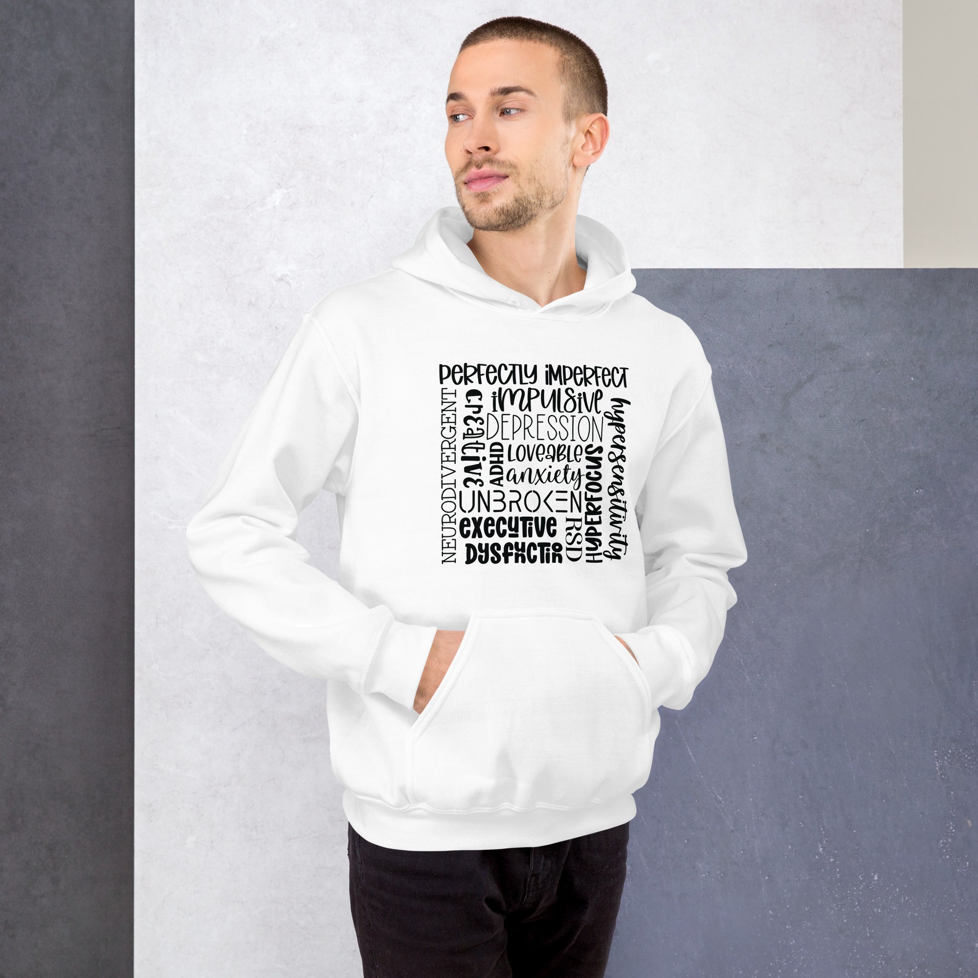 Unisex Hoodie- ADHD- Subway Art