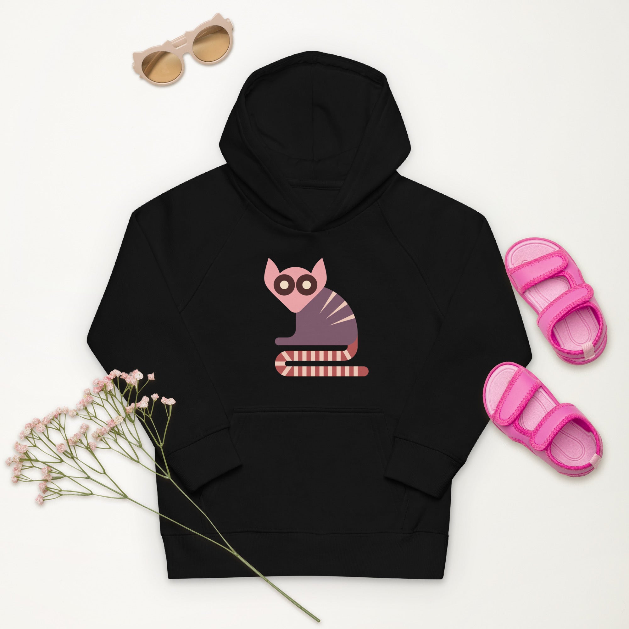 Kids eco hoodie-Lemurs
