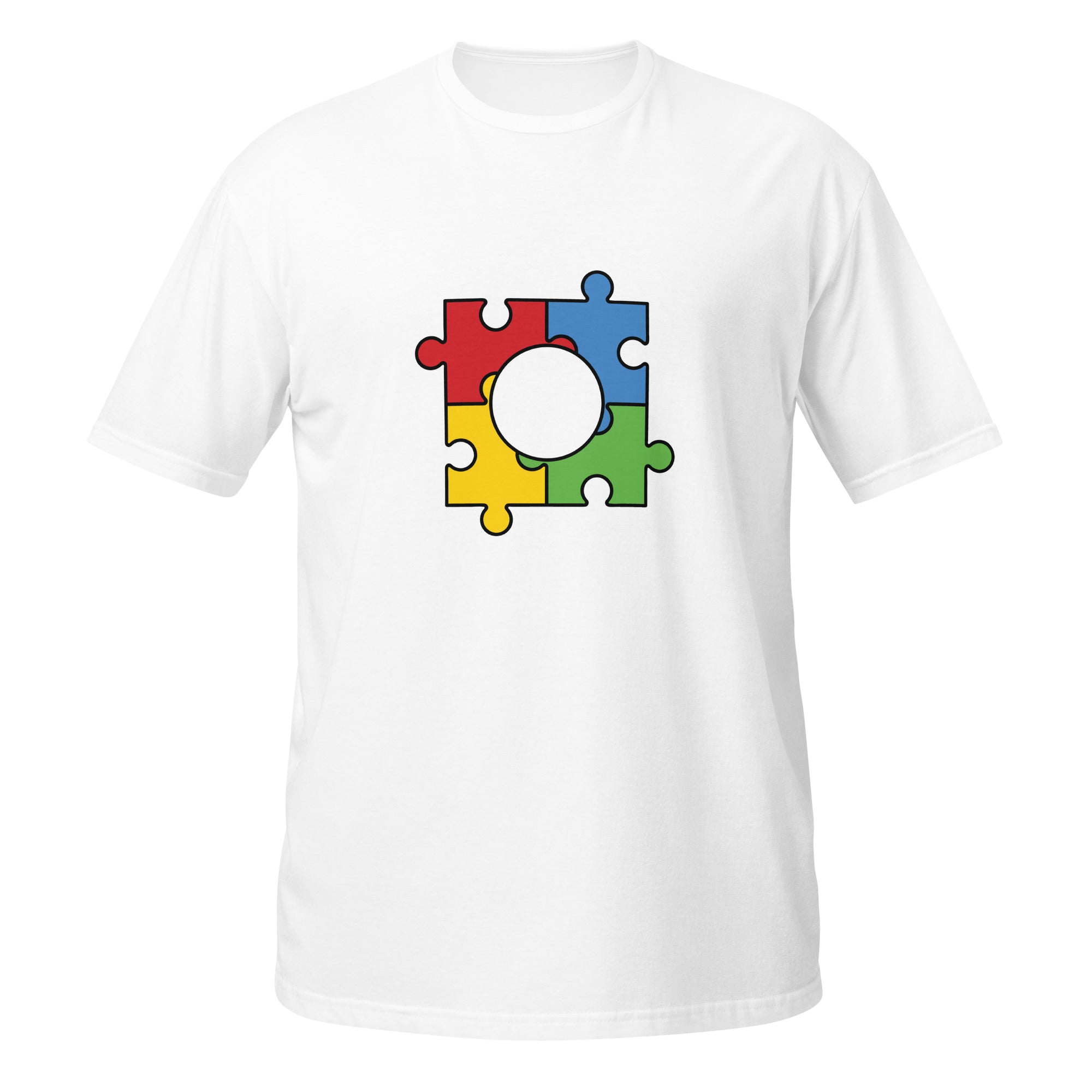 Short-Sleeve Unisex T-Shirt- Autism Puzzle