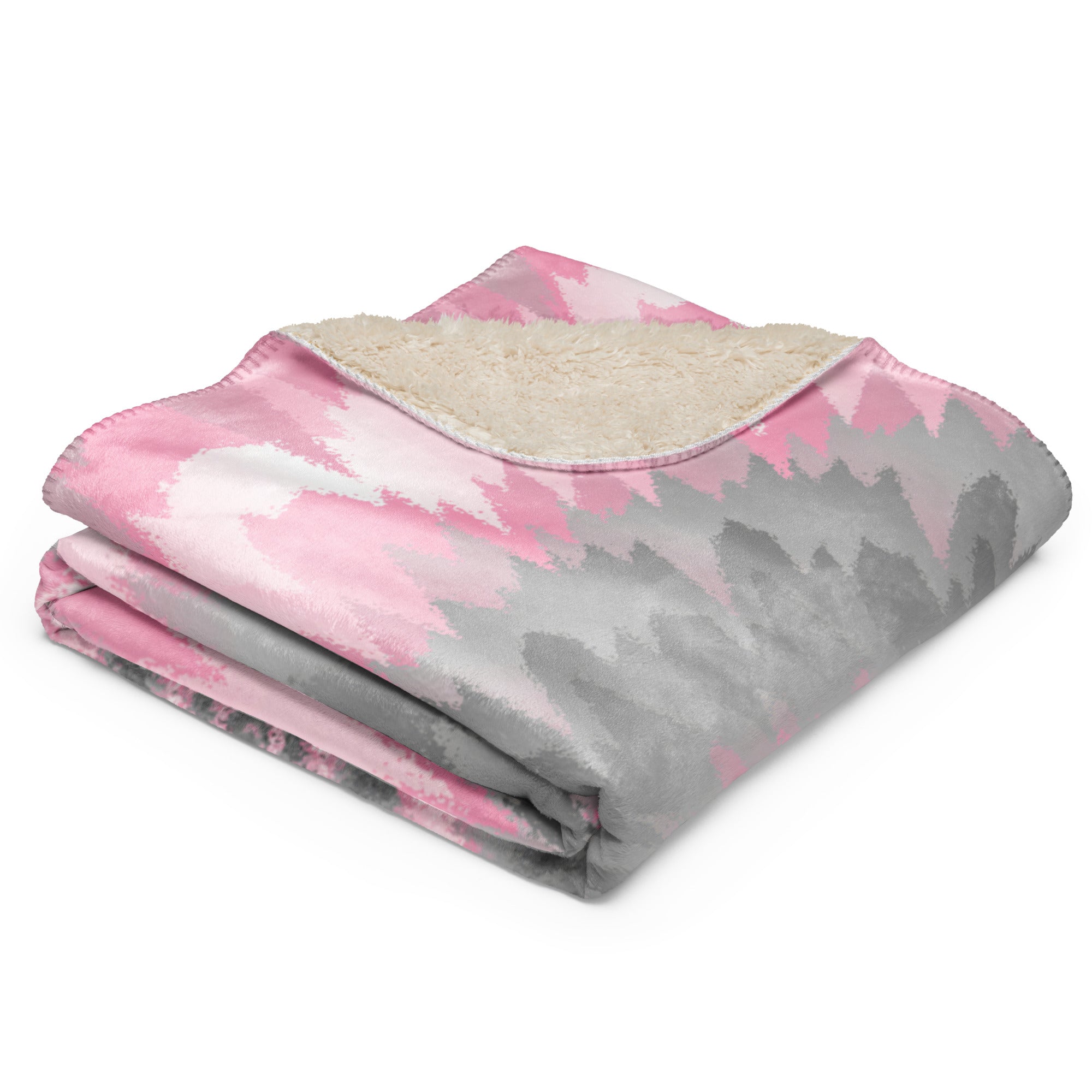 Sherpa blanket- Tie Dye Spiral-Demigirl