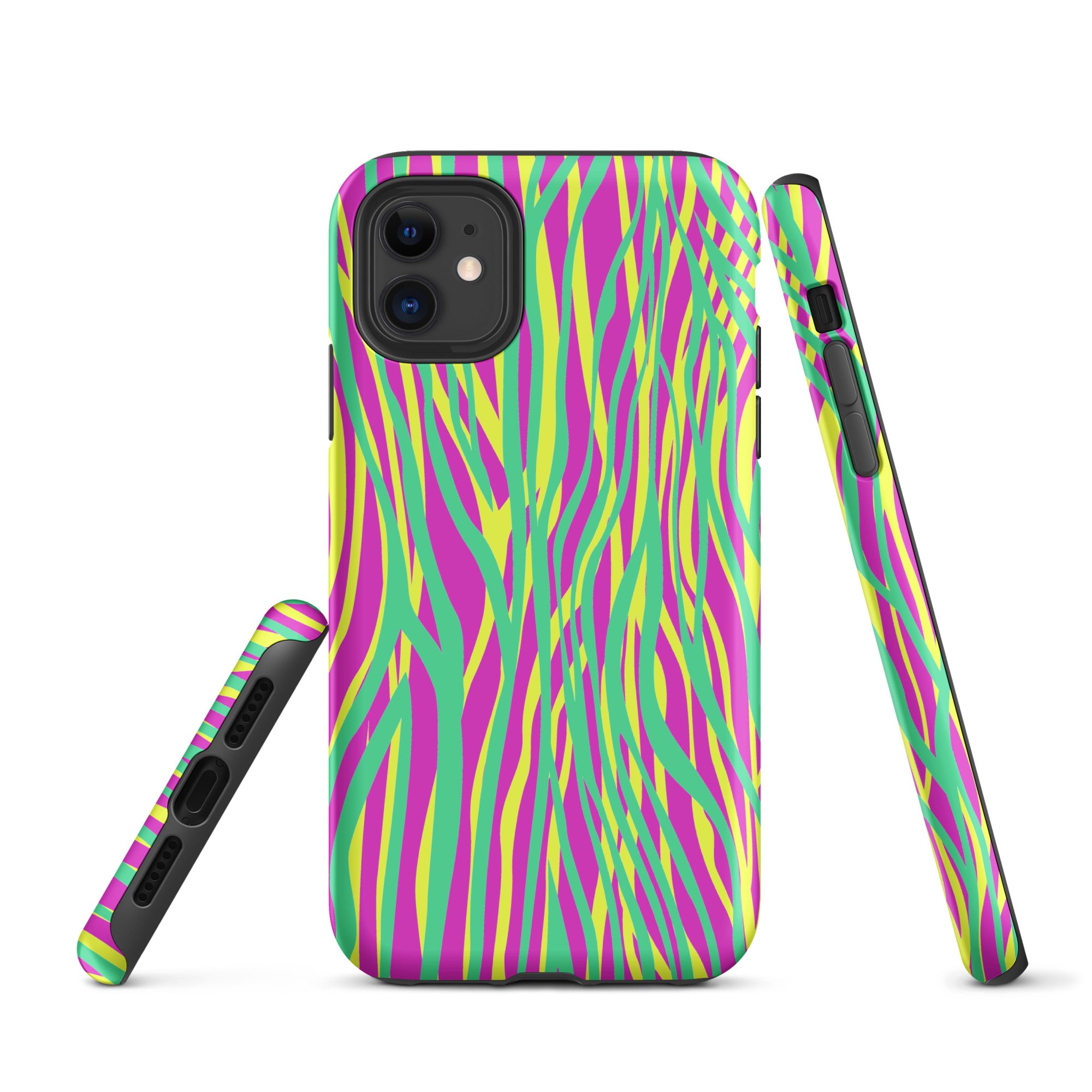 Tough Case for iPhone®- Funky Zebra Pattern II