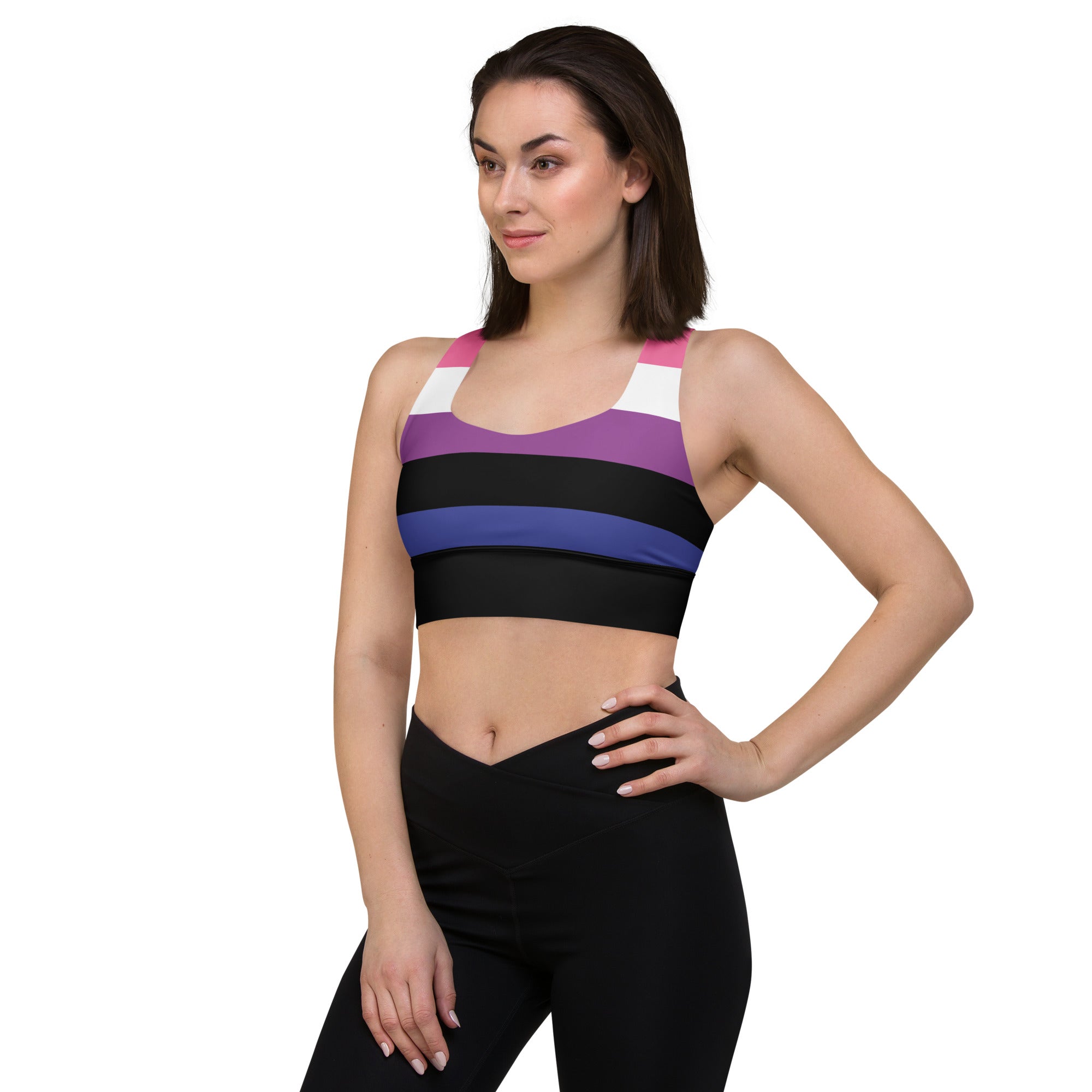 Longline sports bra- Genderfluid