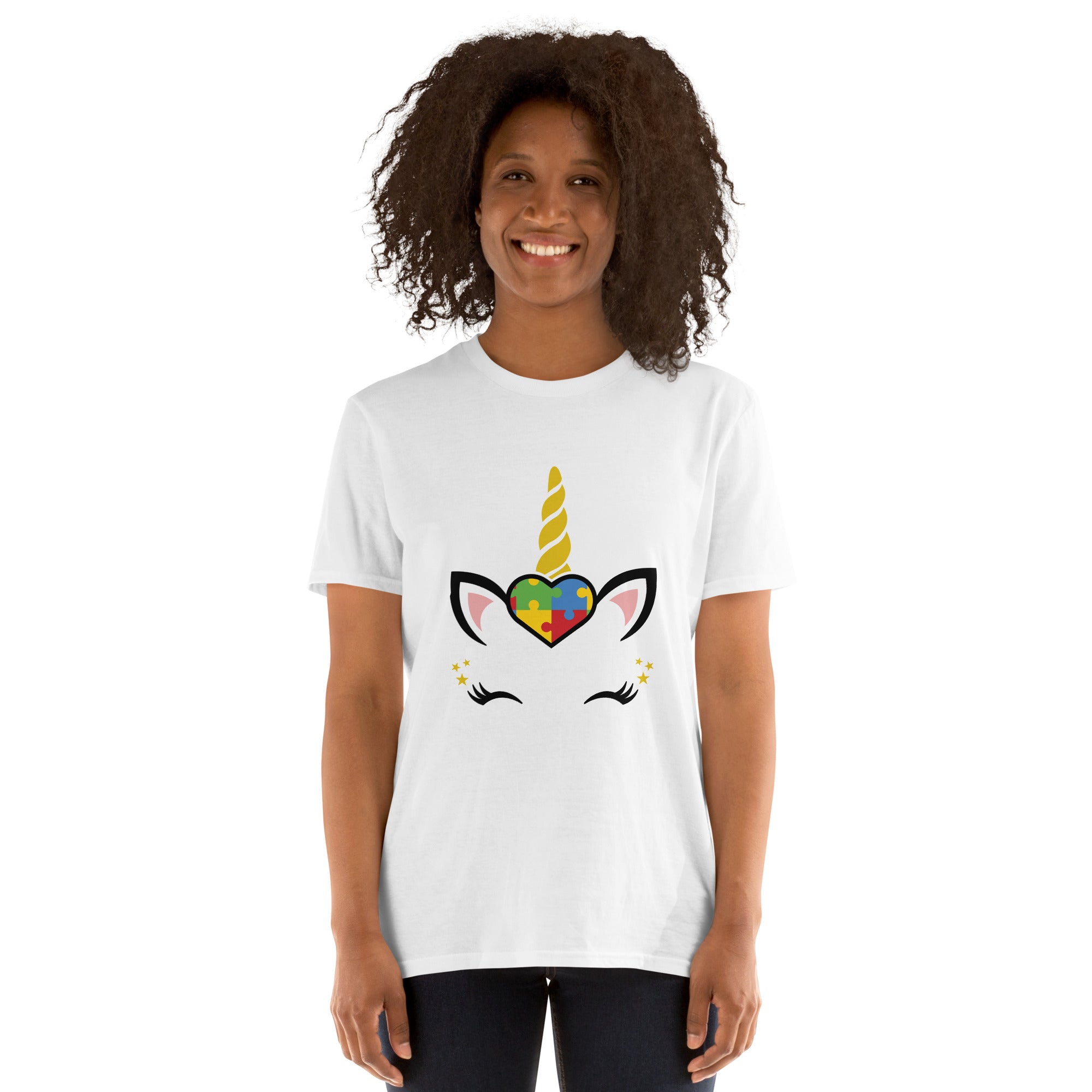 Short-Sleeve Unisex T-Shirt- Unicorn Autism