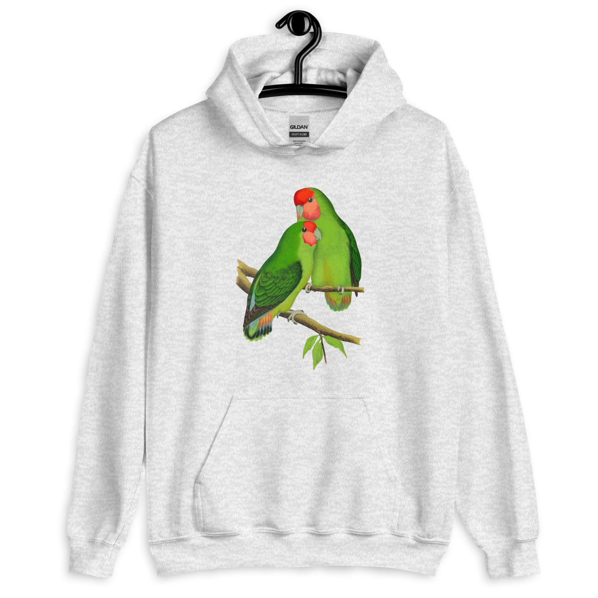Unisex Hoodie-Rosy faced love Birds