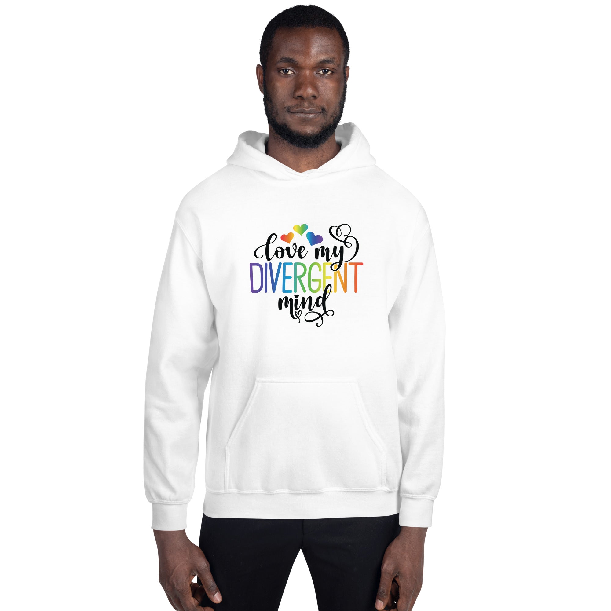 Unisex Hoodie- ADHD- Love My Divergent Mind