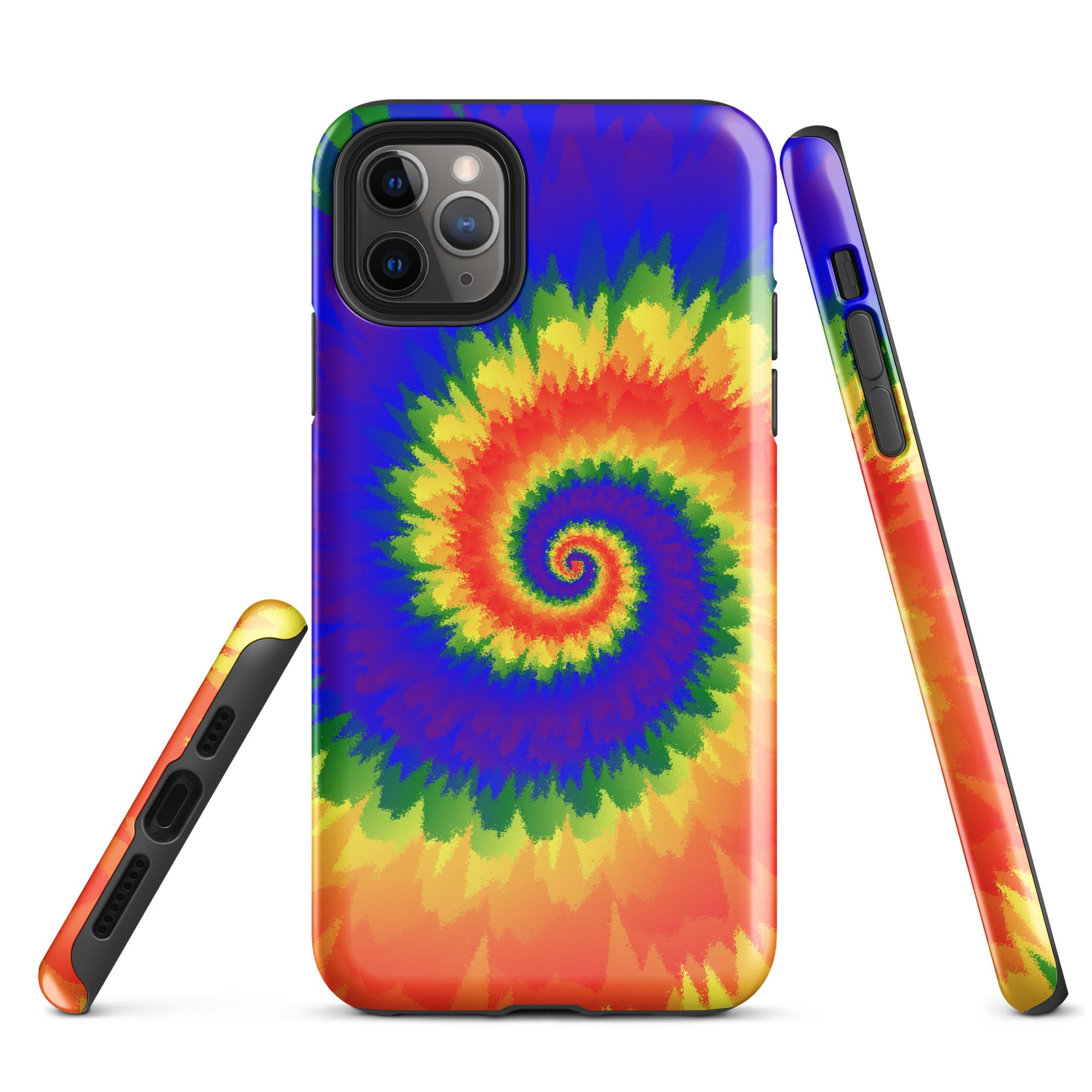 Tough Case for iPhone®-Tie Dye Spiral - LGBTQ