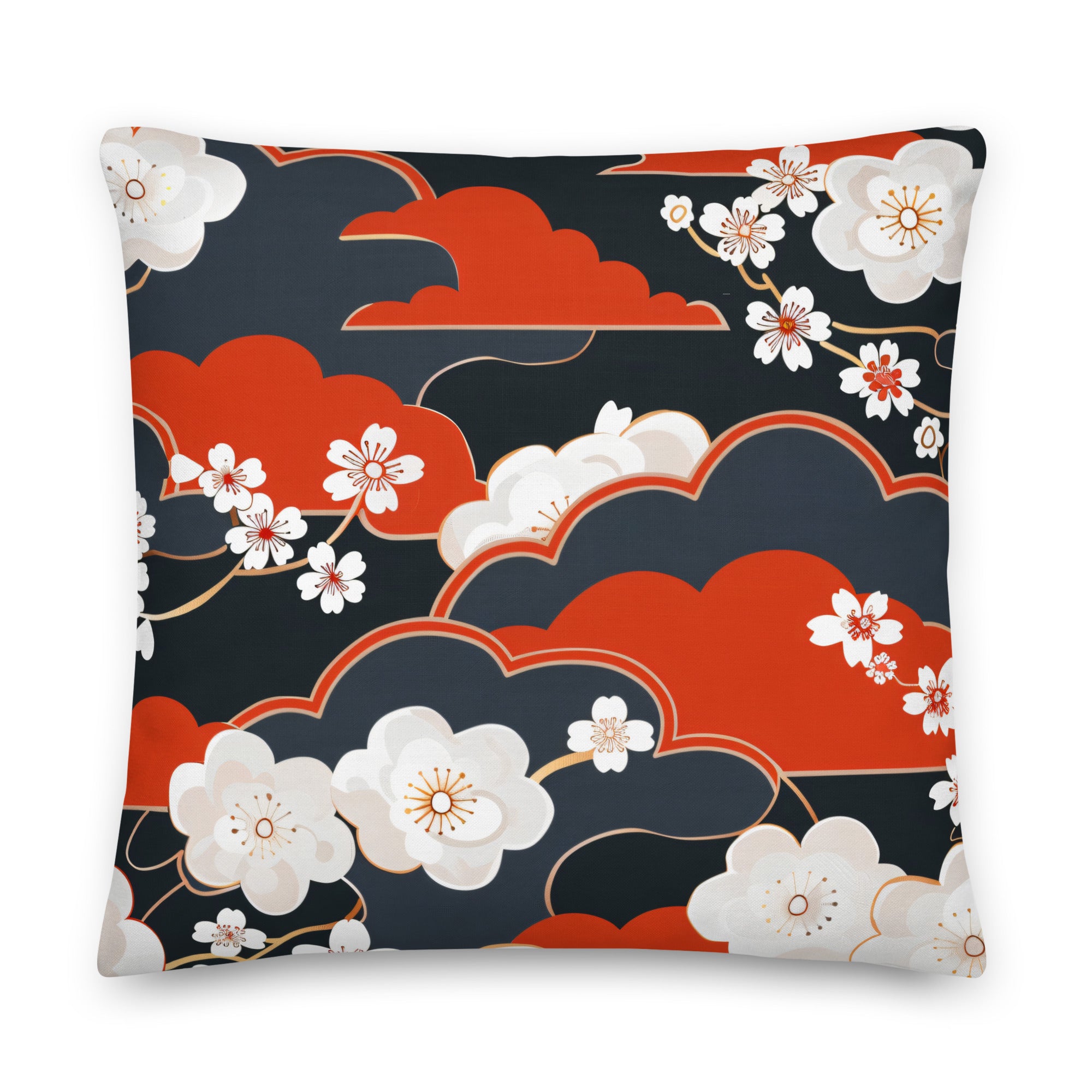 Premium Pillow-Traditional Japanese Arts V